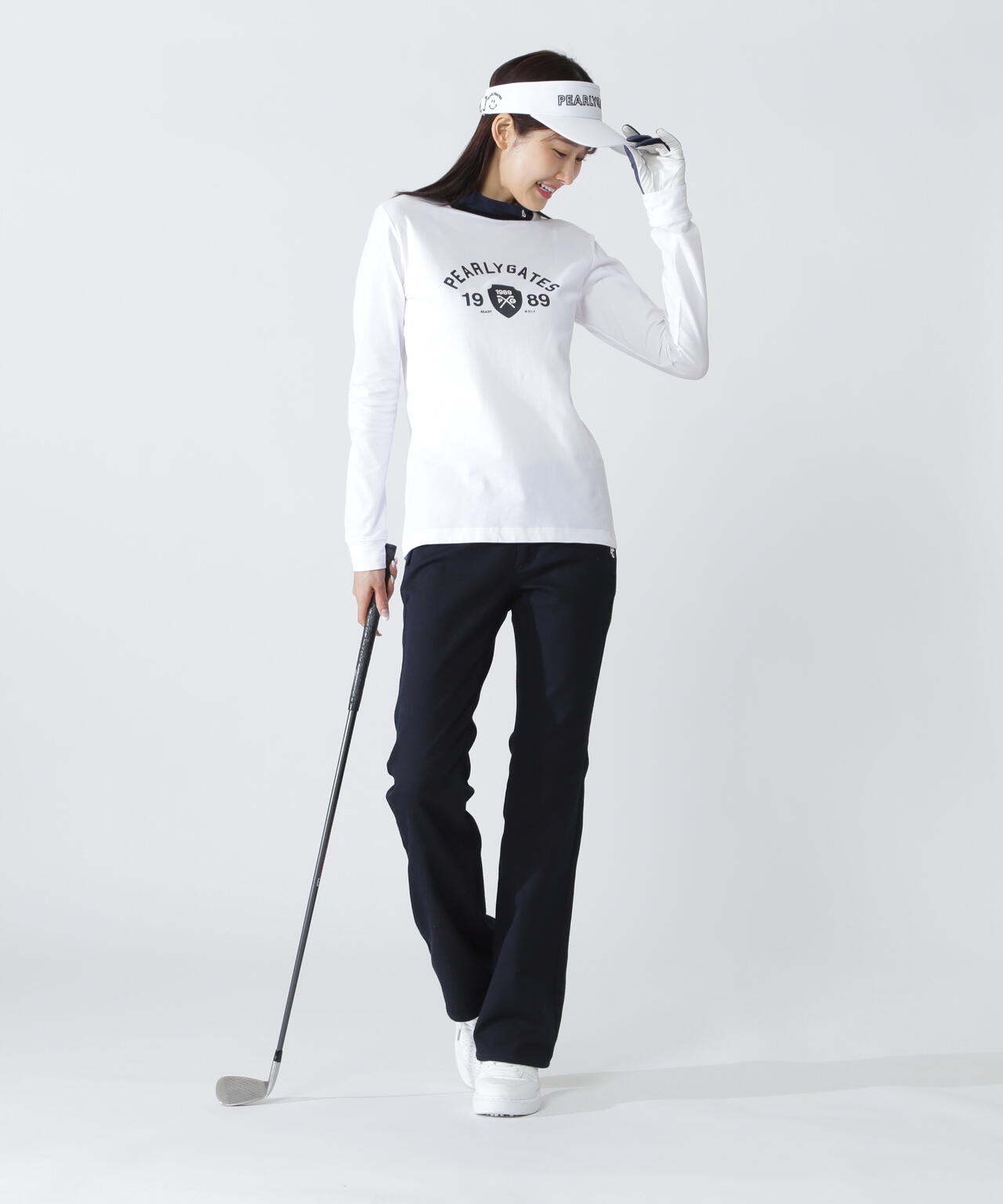 ベアカノコ長袖ハイネックカットソー