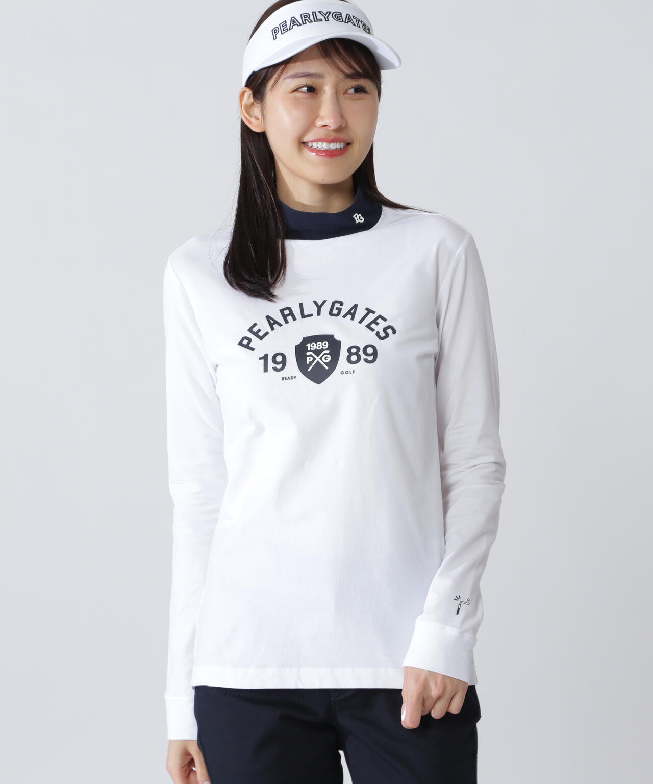 ベアカノコ長袖ハイネックカットソー