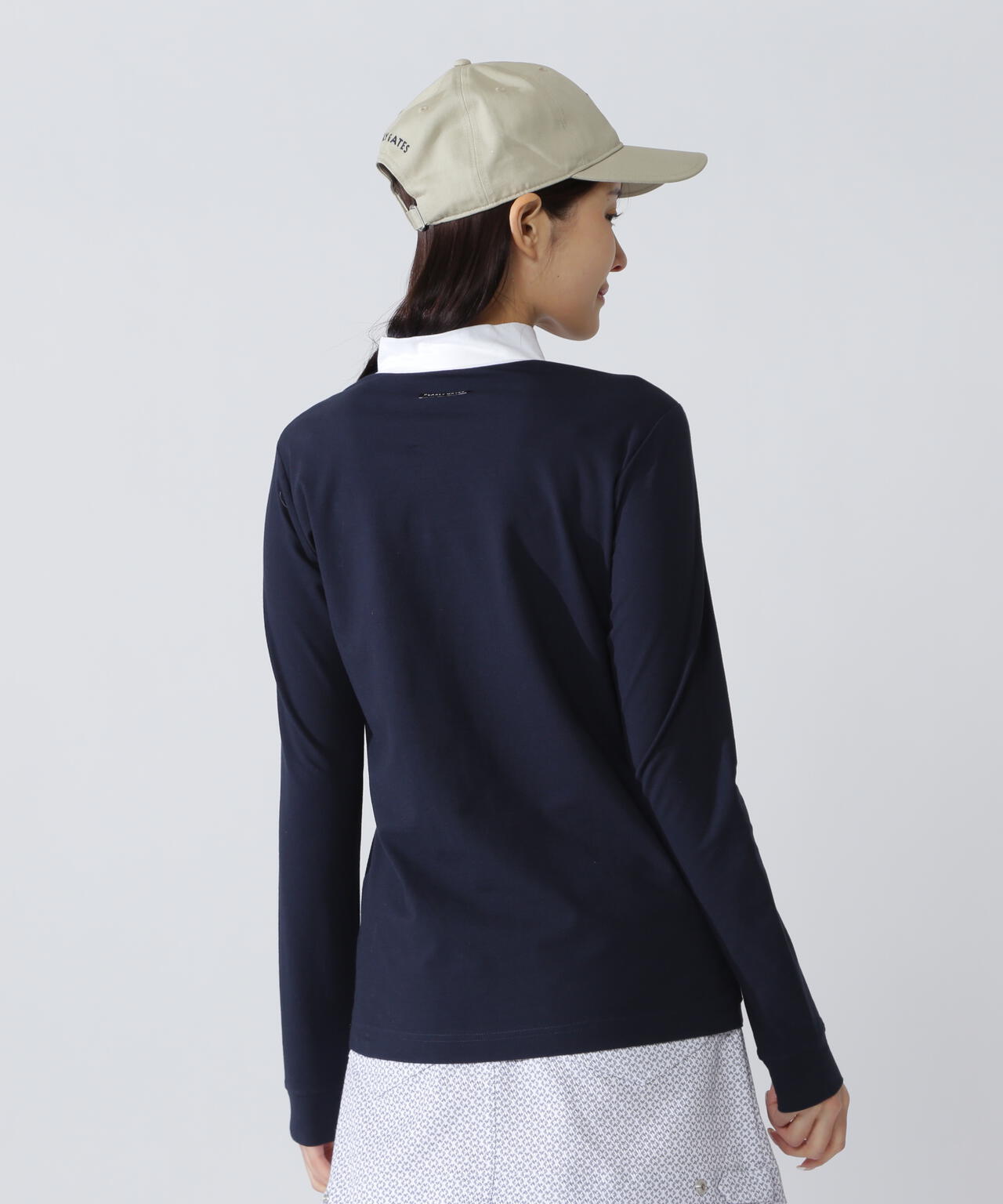 ベアカノコ長袖ハイネックカットソー