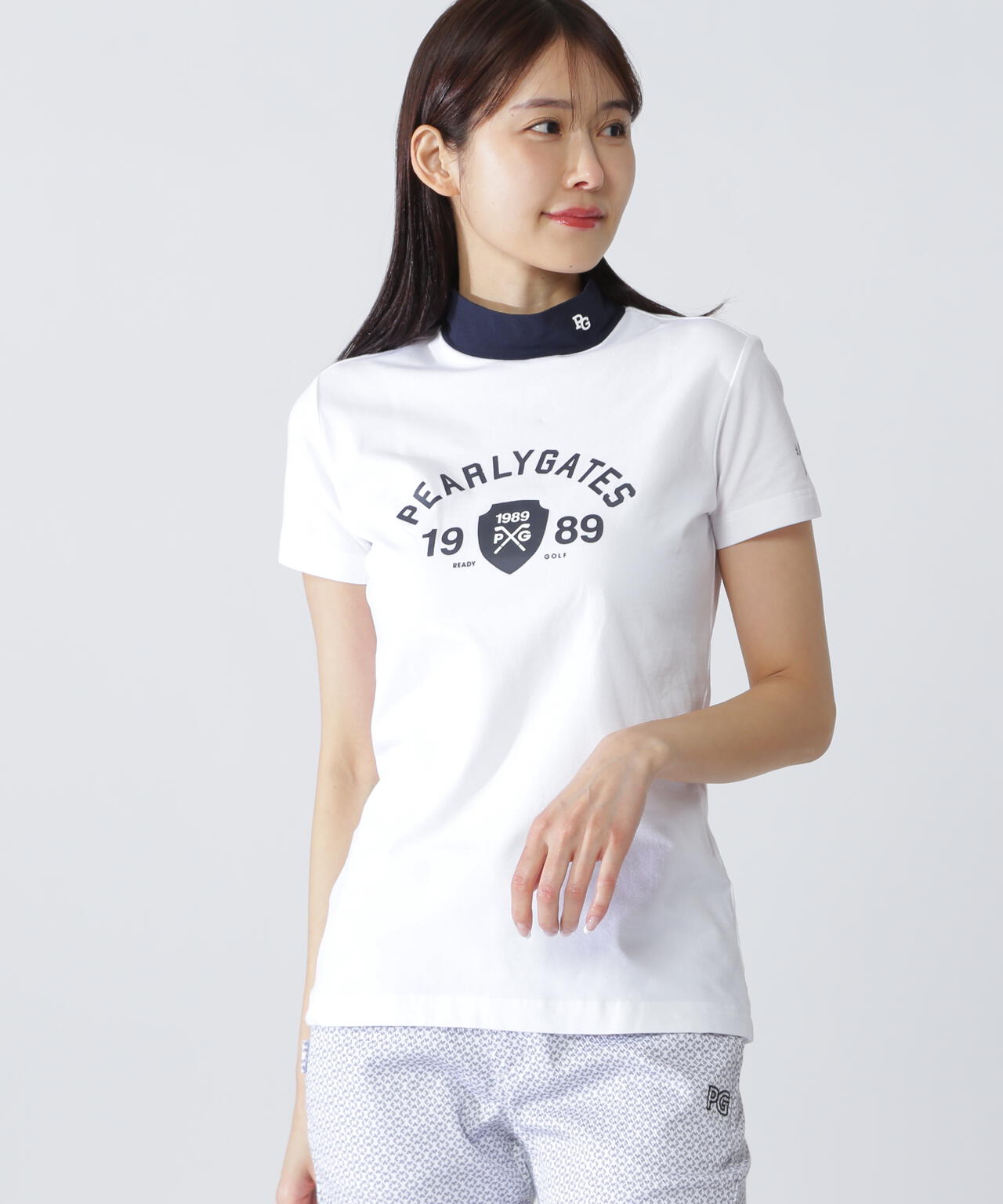 ベアカノコ半袖ハイネックカットソー