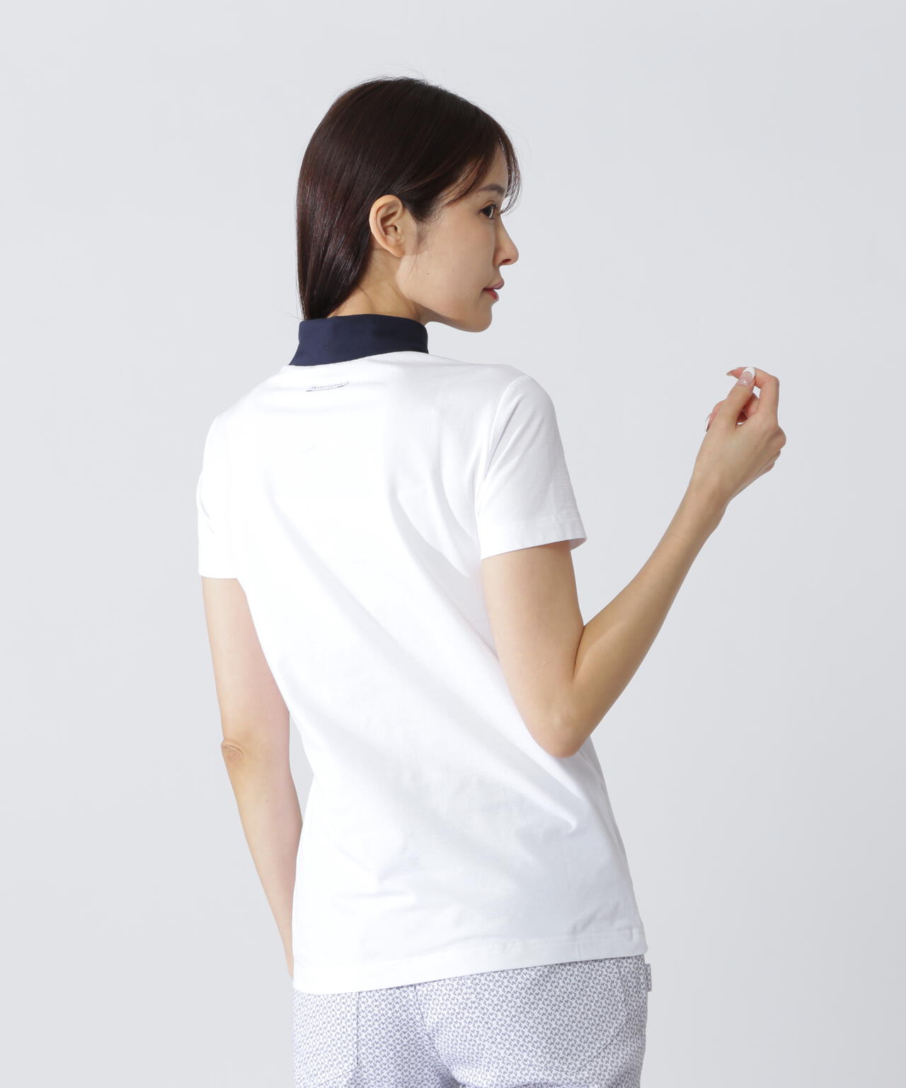 ベアカノコ半袖ハイネックカットソー