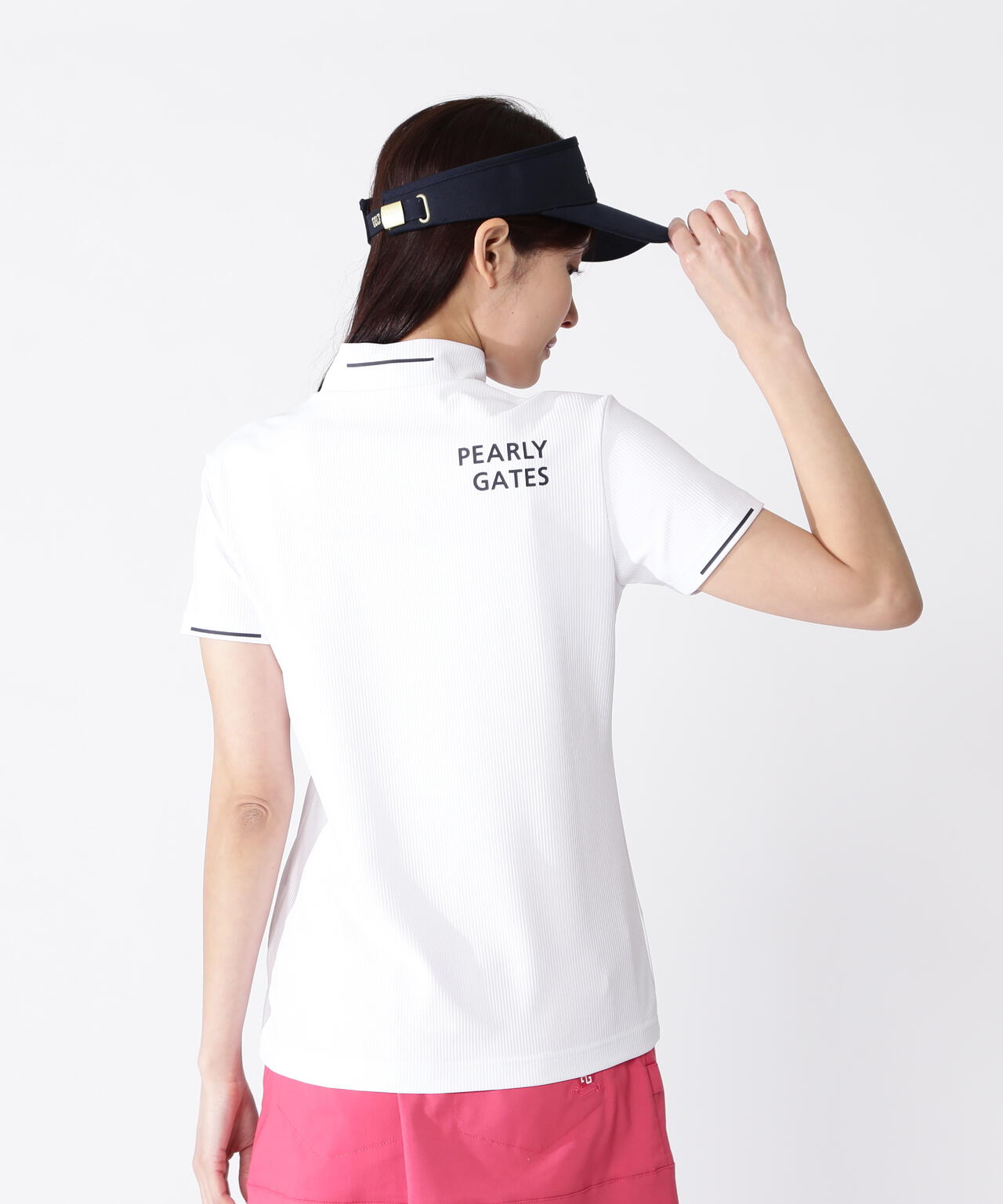 4WAYストレッチリップル半袖ハイネックカットソー | PEARLY GATES
