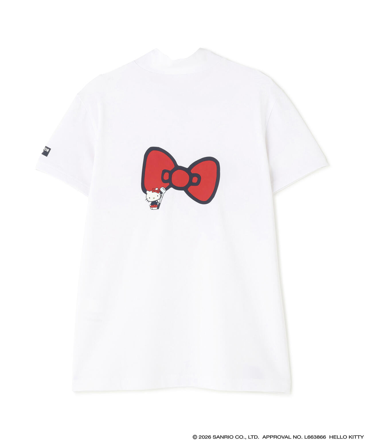 Hello Kitty×PEARLY GATES】ベア天竺半袖ハイネックカットソー