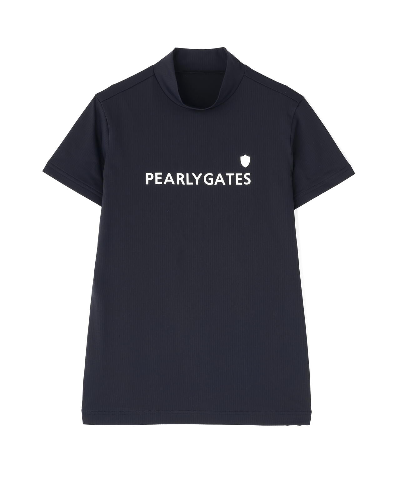 メッシュジャージ吸水速乾UV半袖ハイネックカットソー | PEARLY GATES