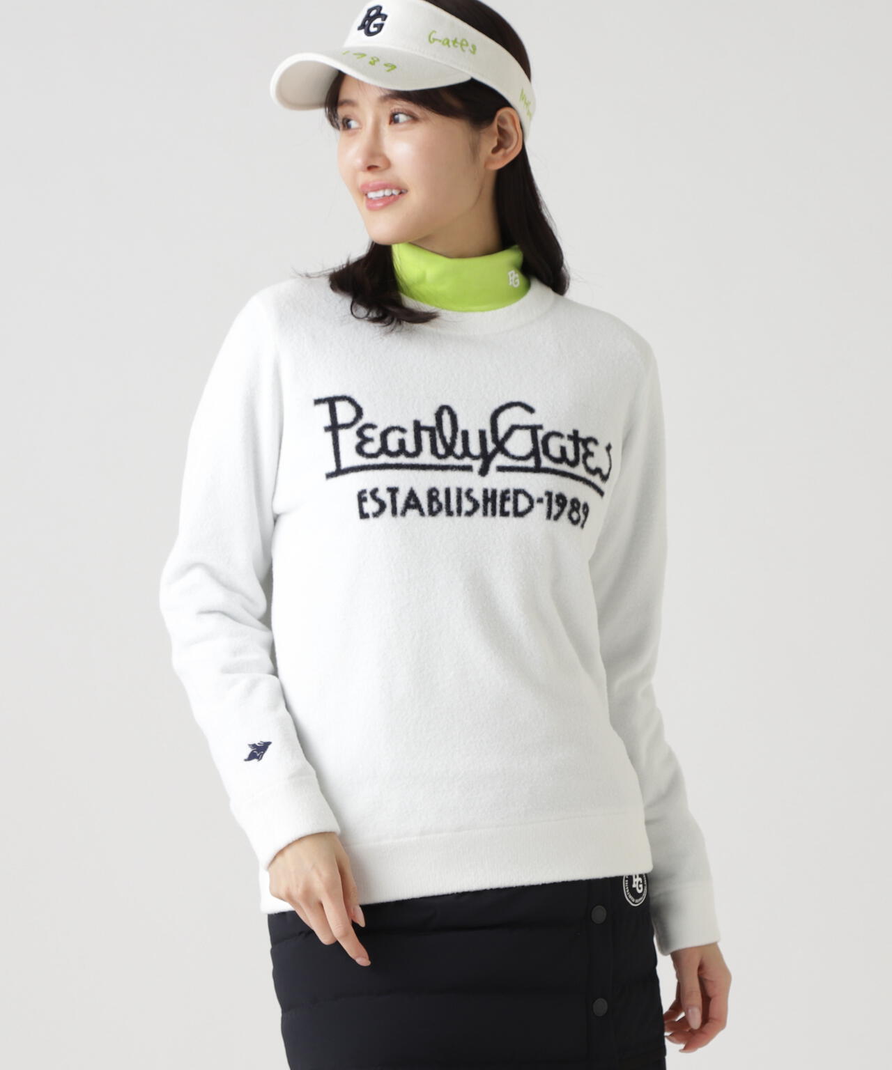 裏付きクルーネックニットプルオーバー | PEARLY GATES（パーリー