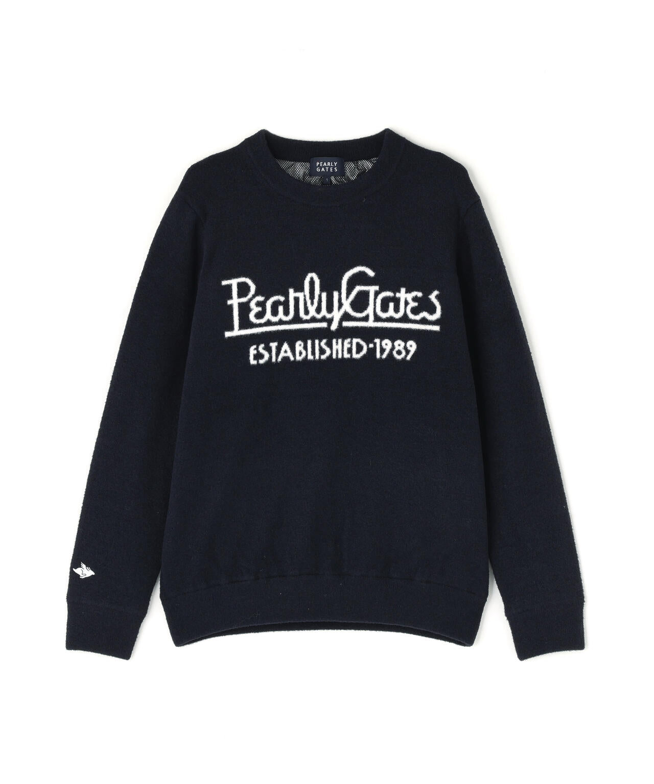 パーリーゲイツ　クルーネック 裏付きクルーネックニットプルオーバー | PEARLY GATES（パーリー