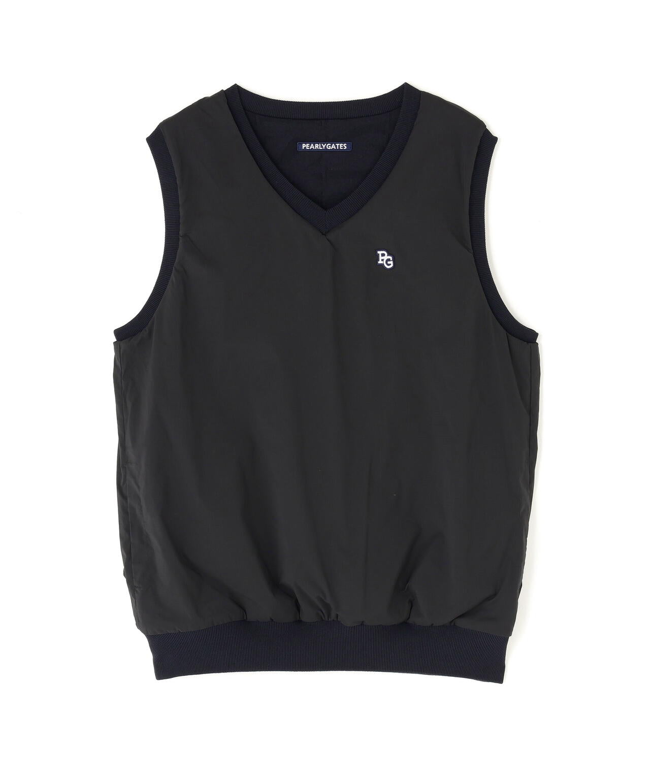 【新品未使用】パーリーゲイツ Vネック ベスト PEARLY GATES Vネックベスト サイズ4 14GジャガードVネックニット