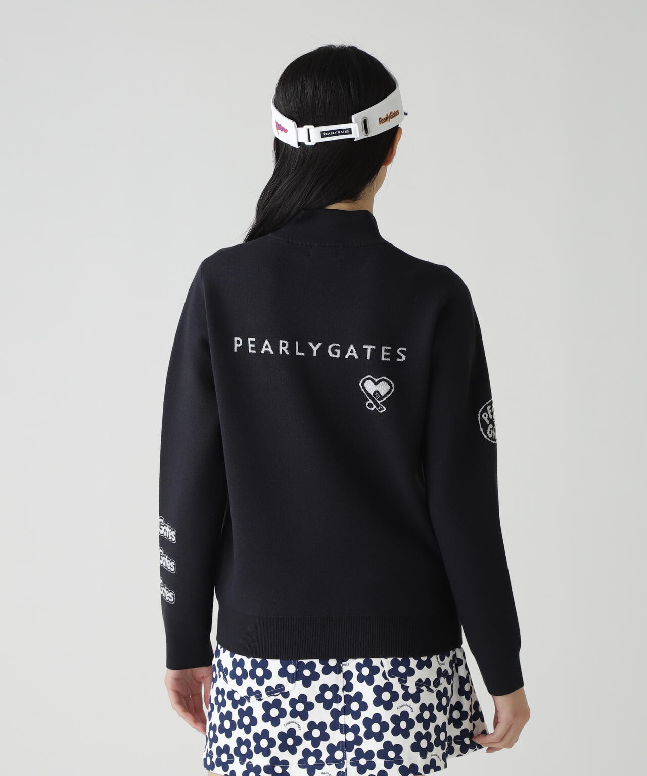 14GダブルJQ×ワッペン風ハイネックニットプルオーバー