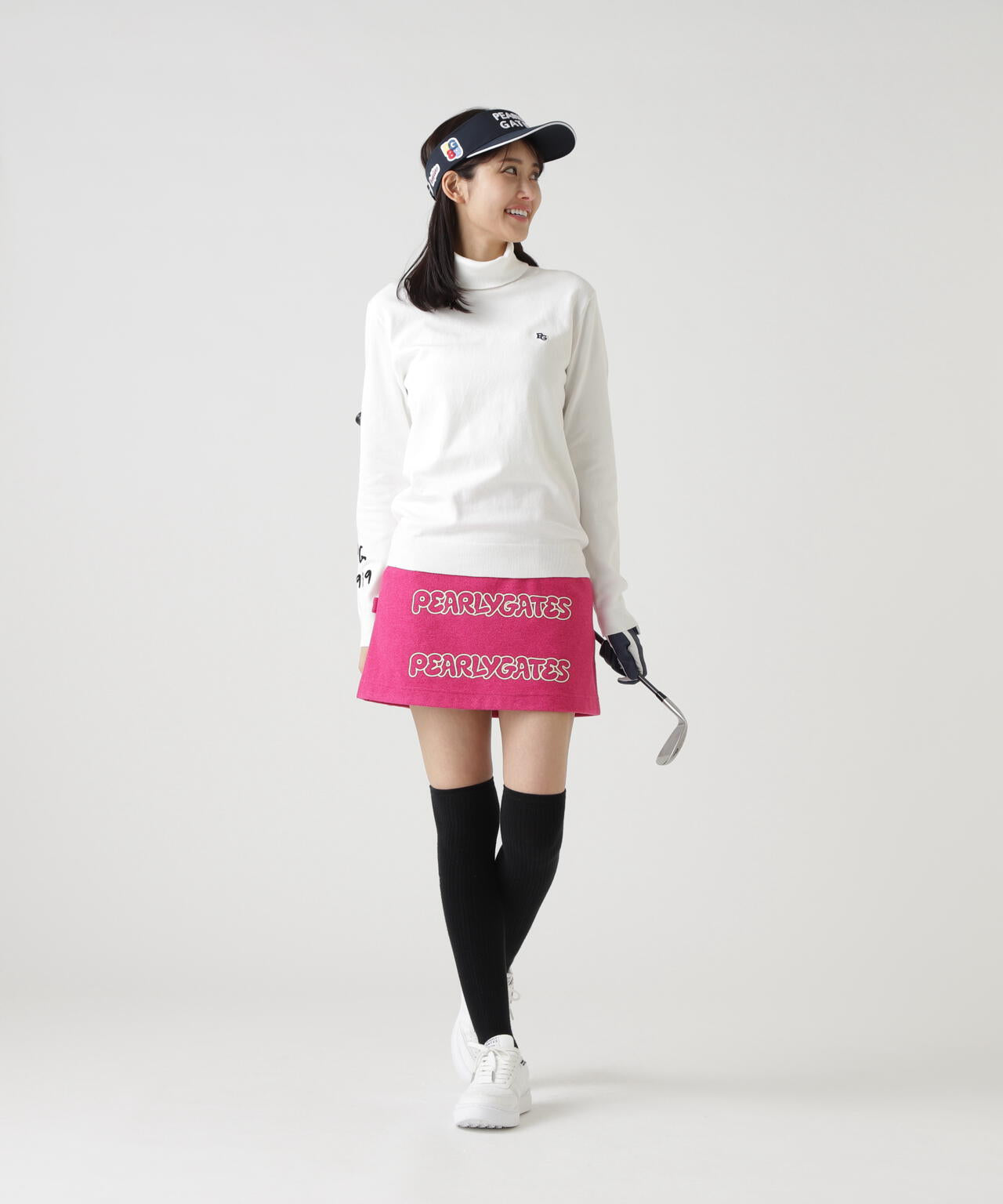 PEARLYGATESカシミヤタッチコットンタートルネックニットプルオーバー4M カシミヤタッチタートルネックニットプルオーバー | PEARLY GATES