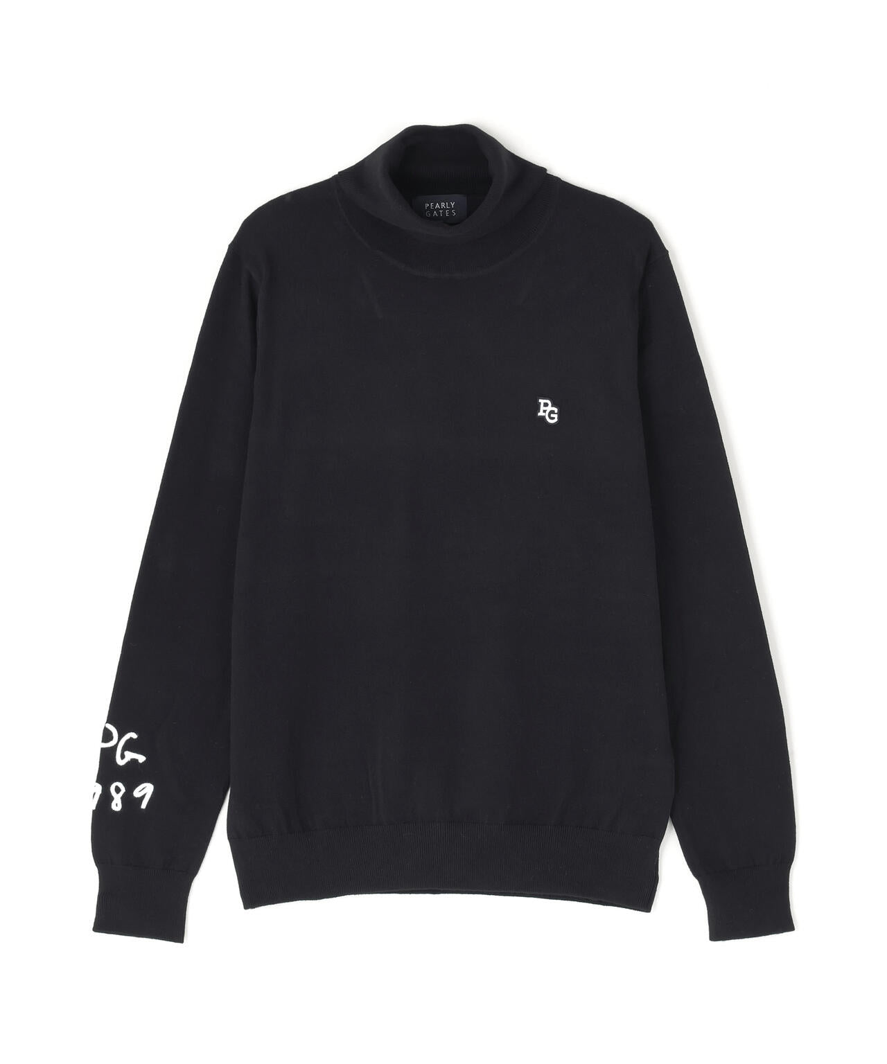 カシミヤタッチタートルネックニットプルオーバー