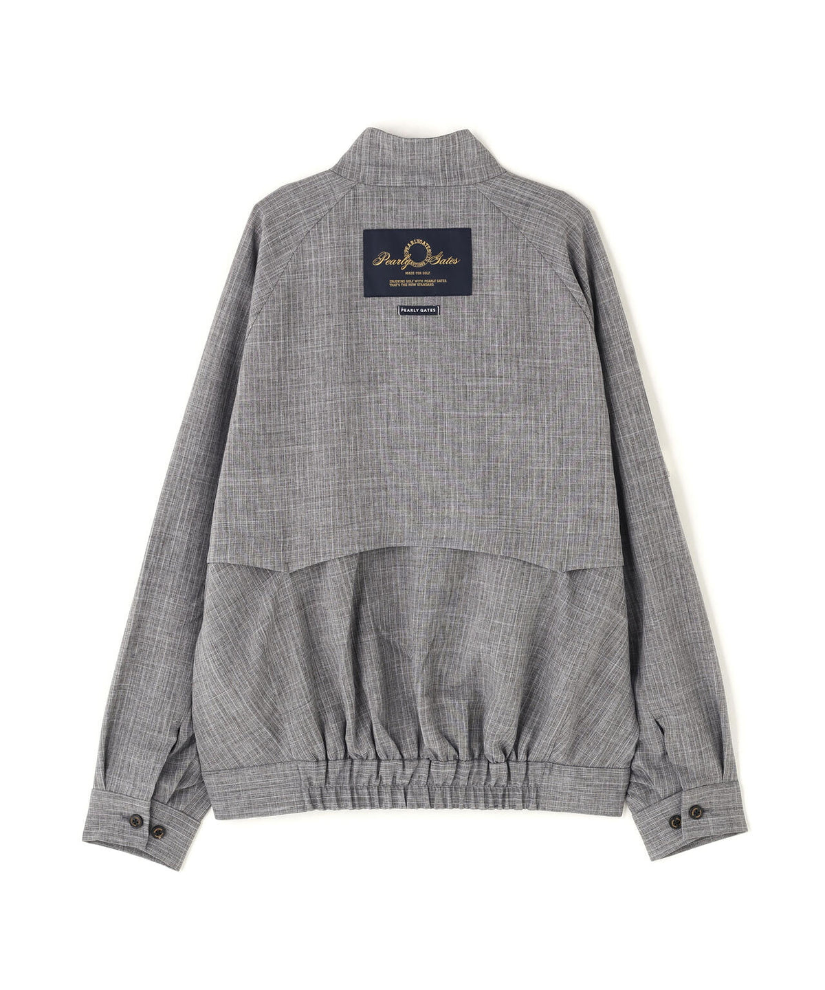ウーリーノブルゾン ＜杢グレーピンストライプ柄＞ (WOMENS)