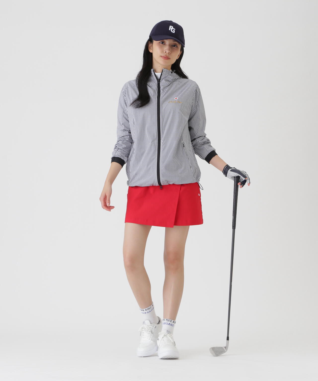 ナイロン4WAYプレーンストレッチフーディブルゾン (WOMENS) | PEARLY
