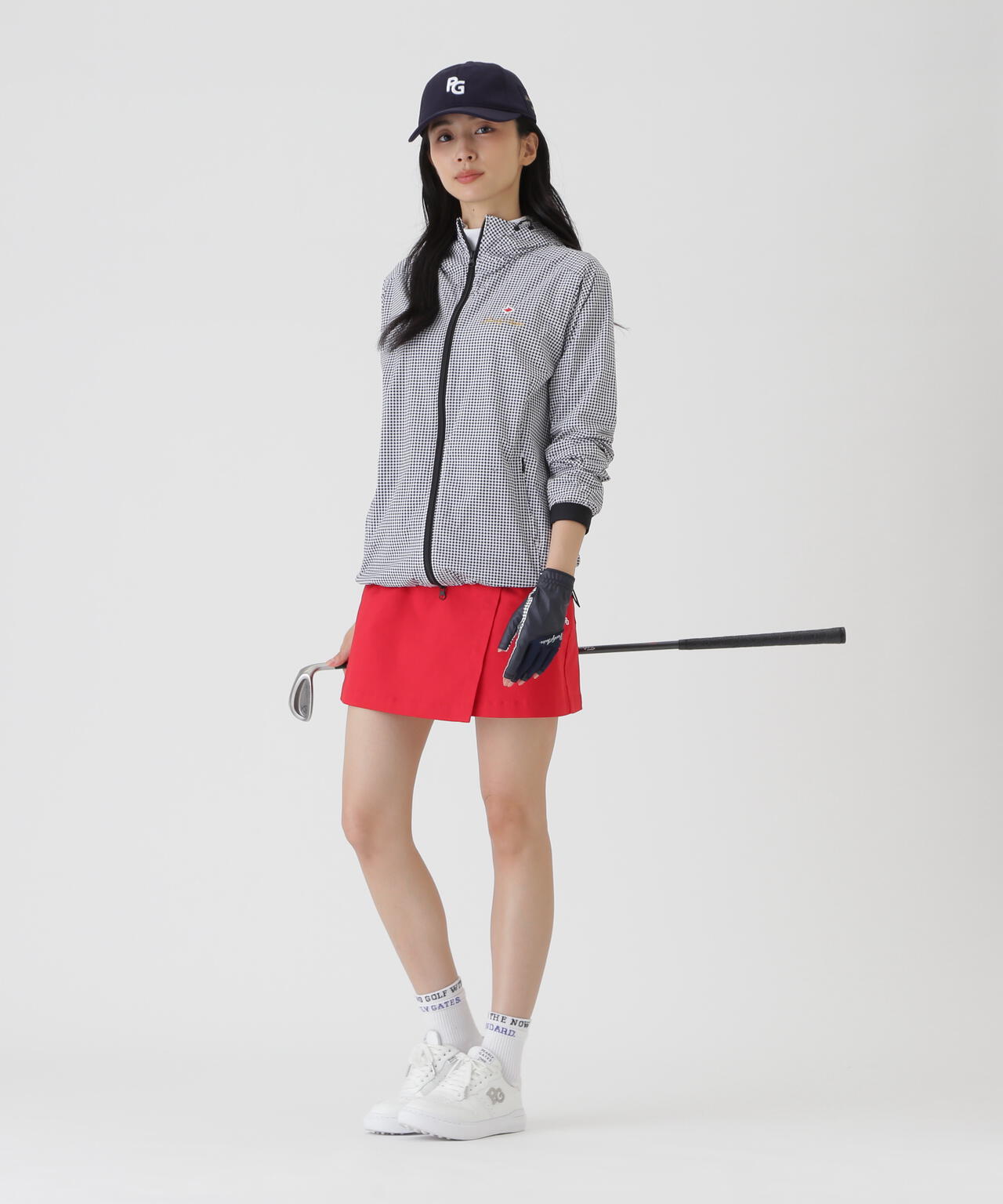 ナイロン4WAYプレーンストレッチフーディブルゾン (WOMENS) | PEARLY