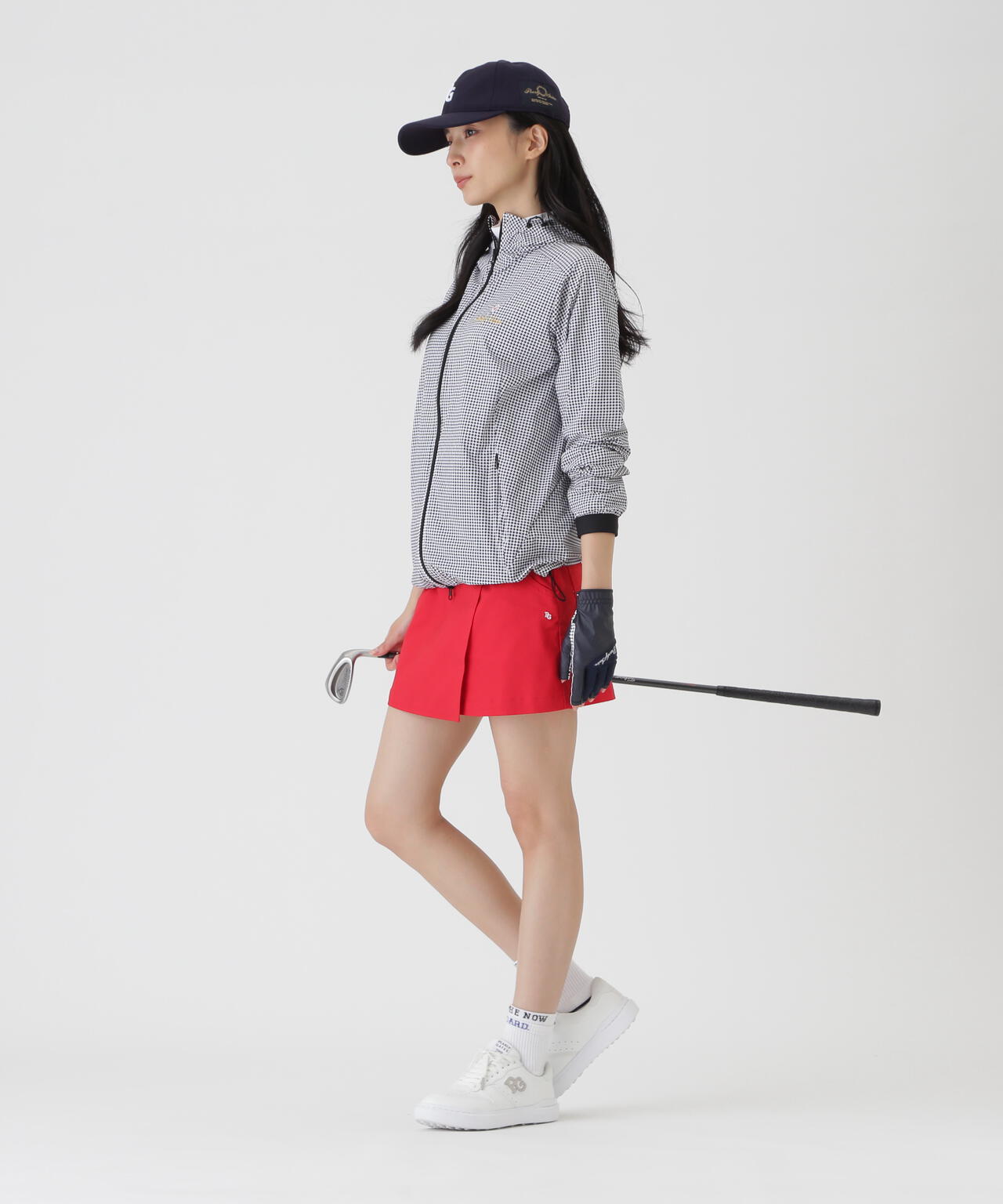 ナイロン4WAYプレーンストレッチフーディブルゾン (WOMENS) | PEARLY