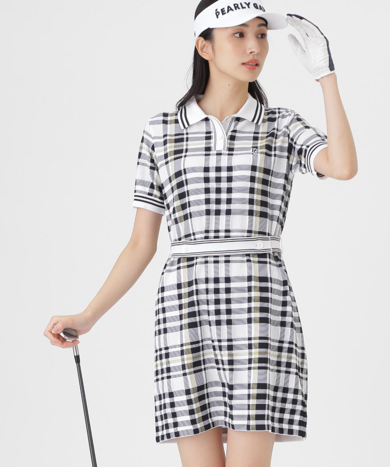 14G天竺半袖ポロワンピース (WOMENS) | PEARLY GATES（パーリーゲイツ
