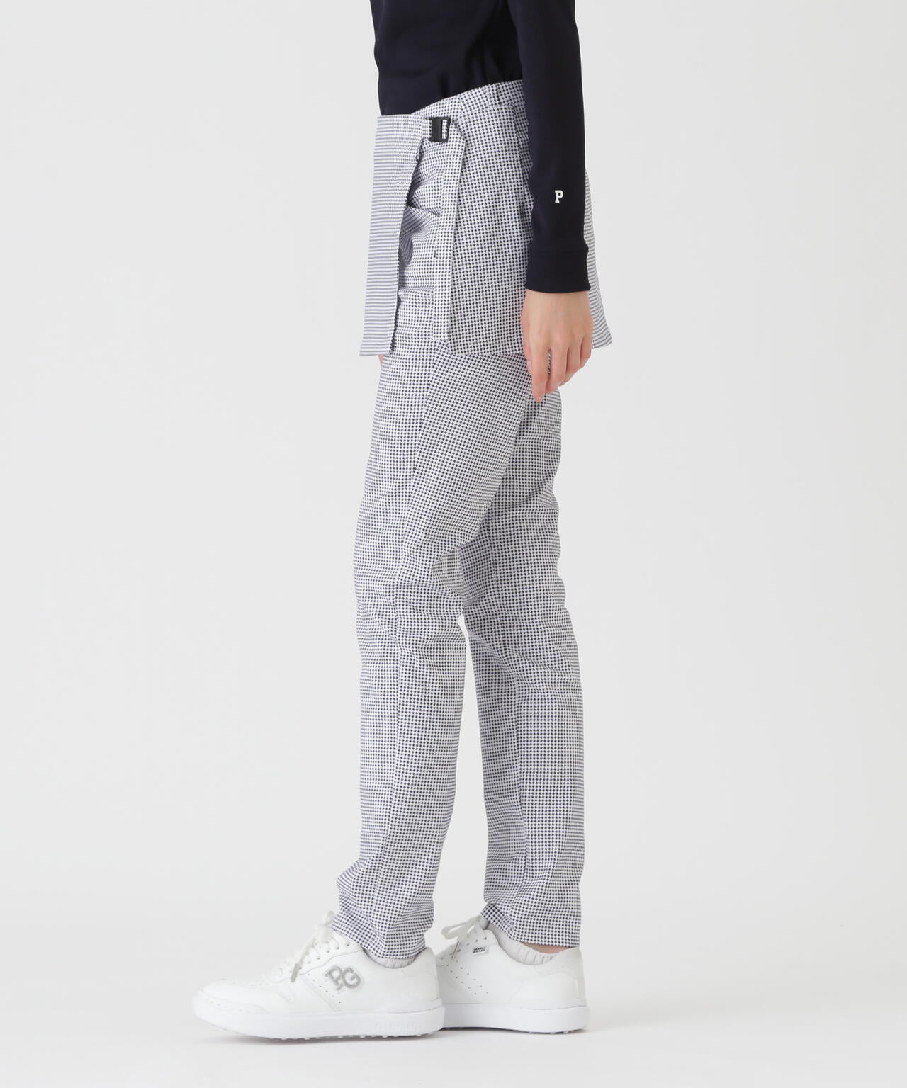 C/Peストレッチカルゼ5ポケットパンツ ＜手裏剣千鳥柄＞ (WOMENS