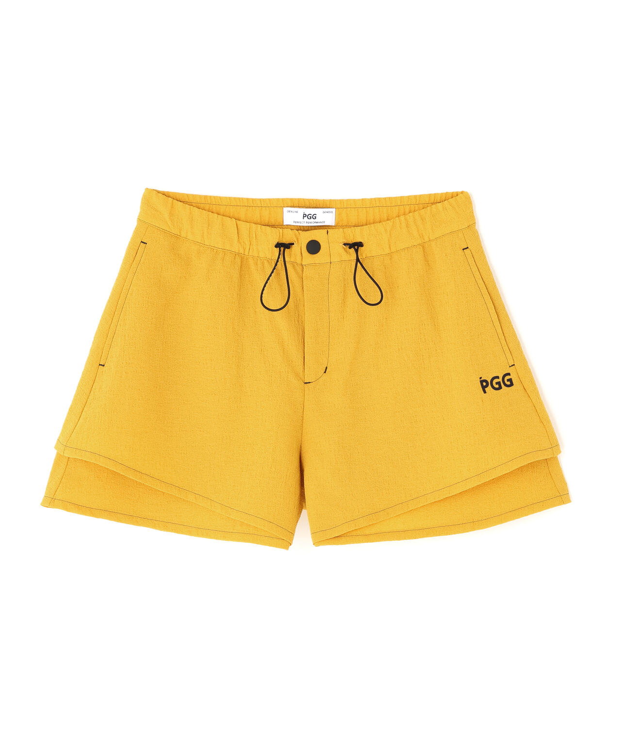 PEARLY GATE ショートパンツ　　イエロー PGG】【直営店舗&公式オンライン限定】シエスタタフタショートパンツ