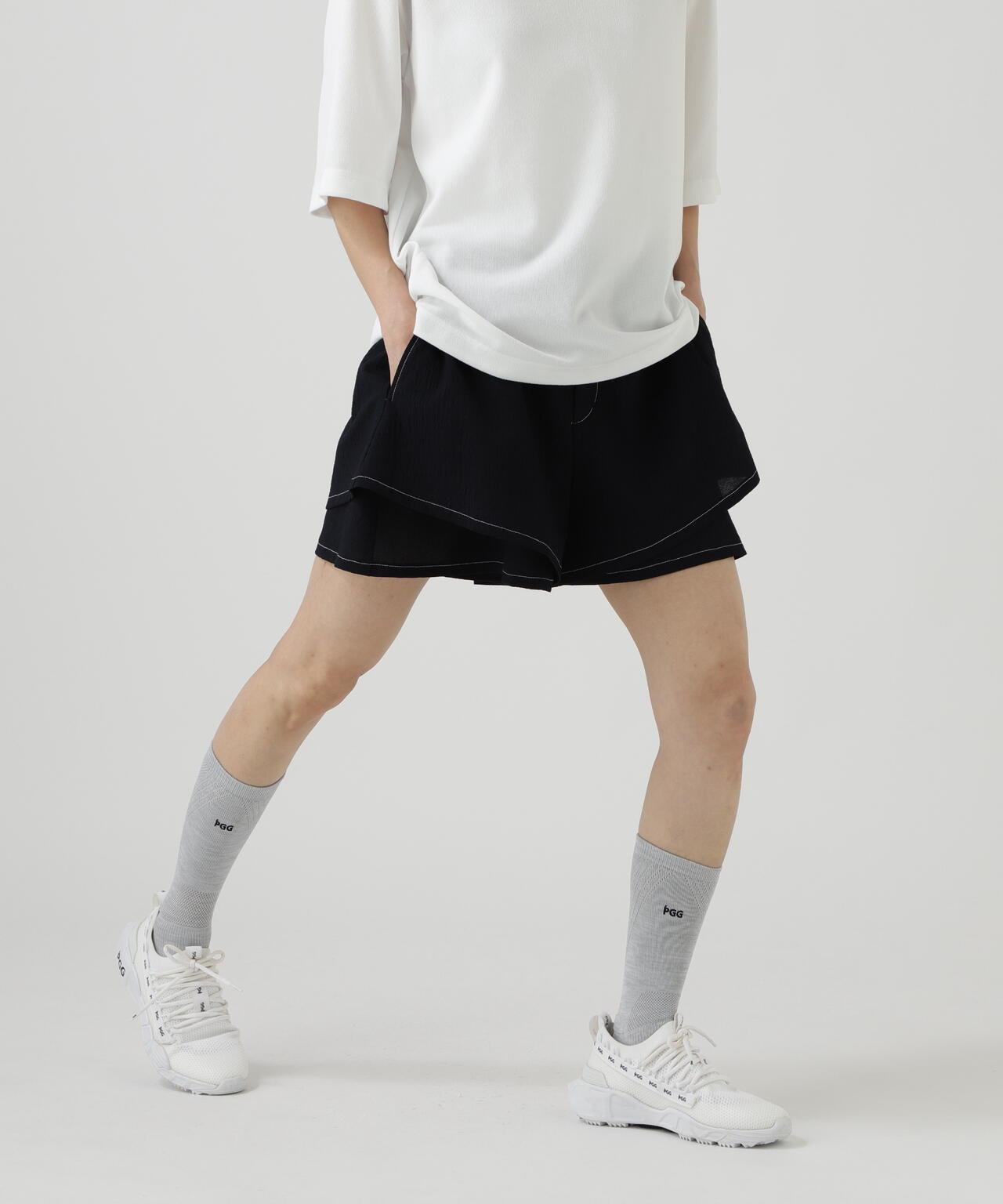 PGG】【直営店舗&公式オンライン限定】シエスタタフタショートパンツ