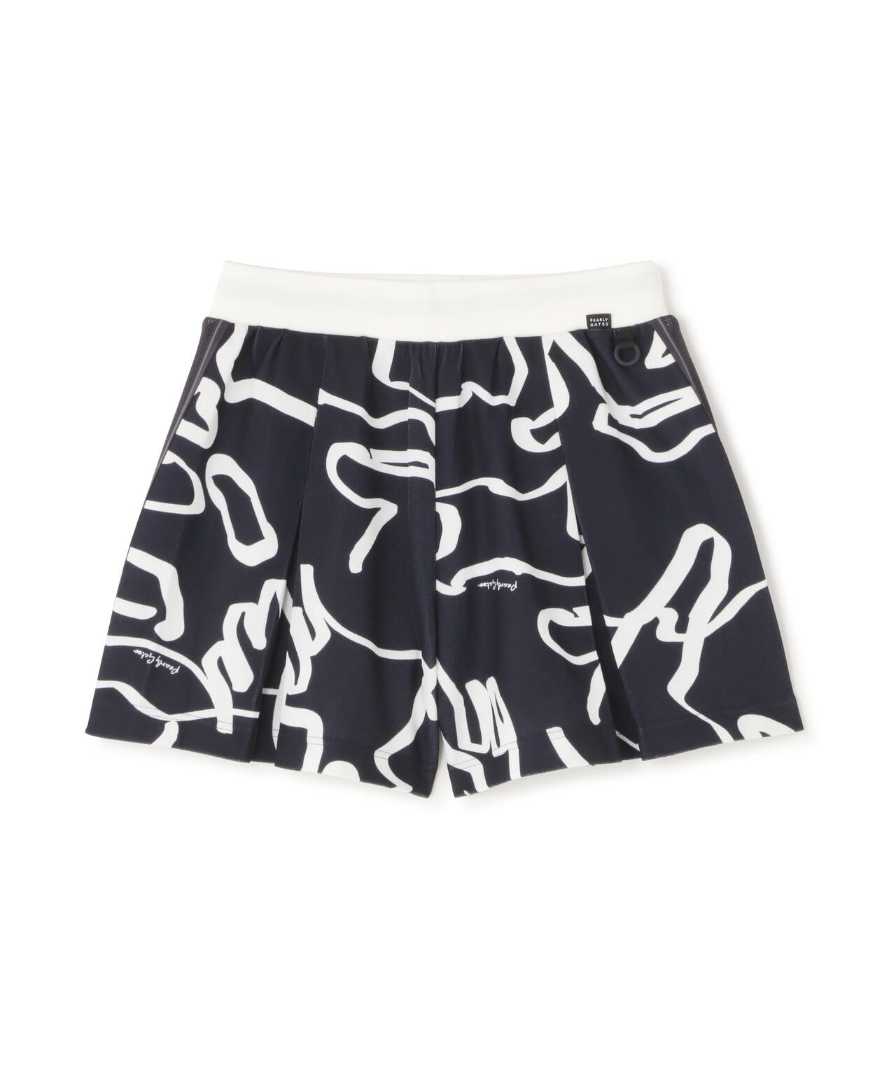 Wハニカムストレッチショートパンツ ＜変形ウサギ柄＞ (WOMENS)
