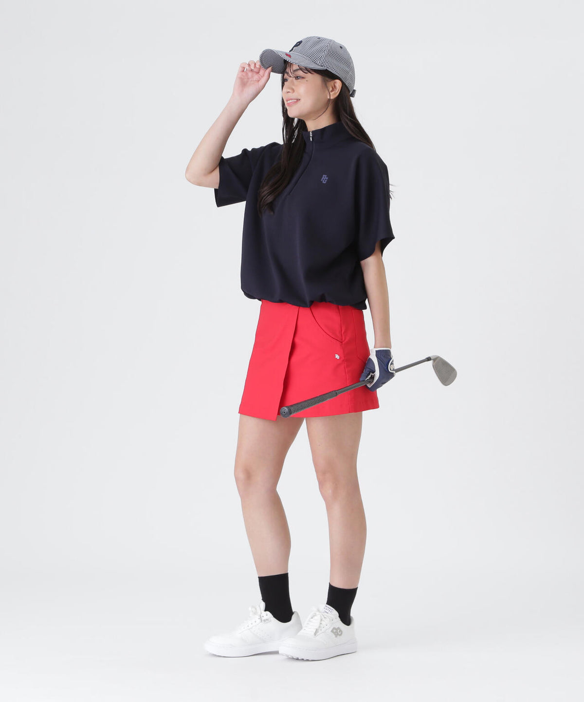 C/Peストレッチカルゼ5ポケットスカート (WOMENS)