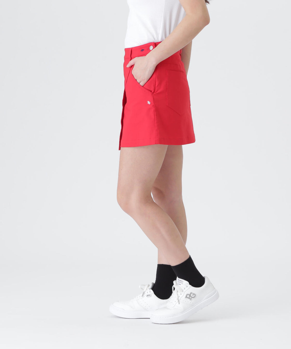 C/Peストレッチカルゼ5ポケットスカート (WOMENS)