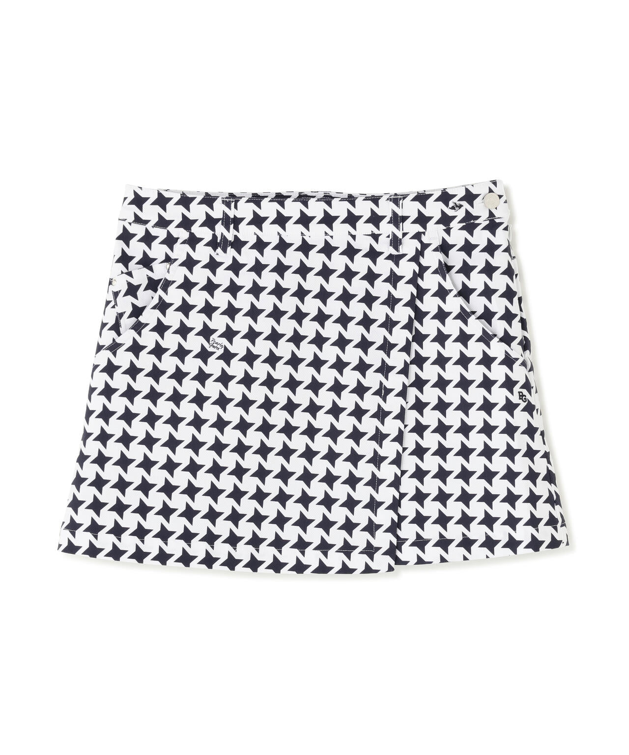 C/Peストレッチカルゼ5ポケットスカート ＜手裏剣千鳥柄＞ (WOMENS