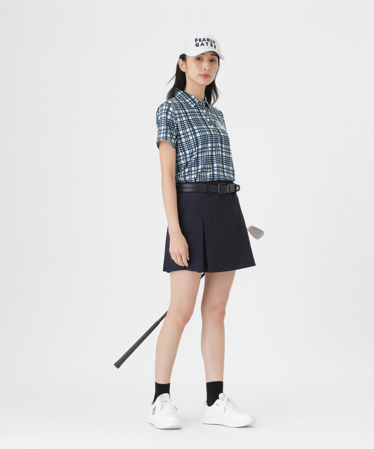 プレイティングベアメッシュスカート (WOMENS) | PEARLY GATES