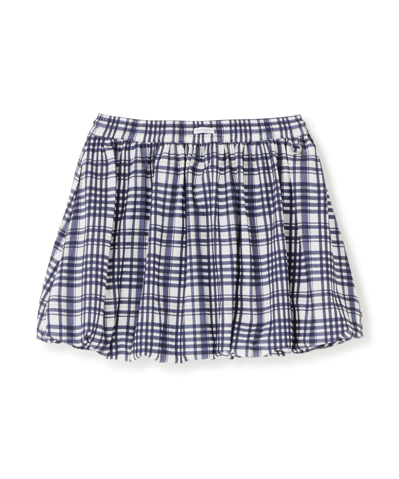 Peストレッチトリコットメッシュスカート ＜チェック柄＞ (WOMENS)