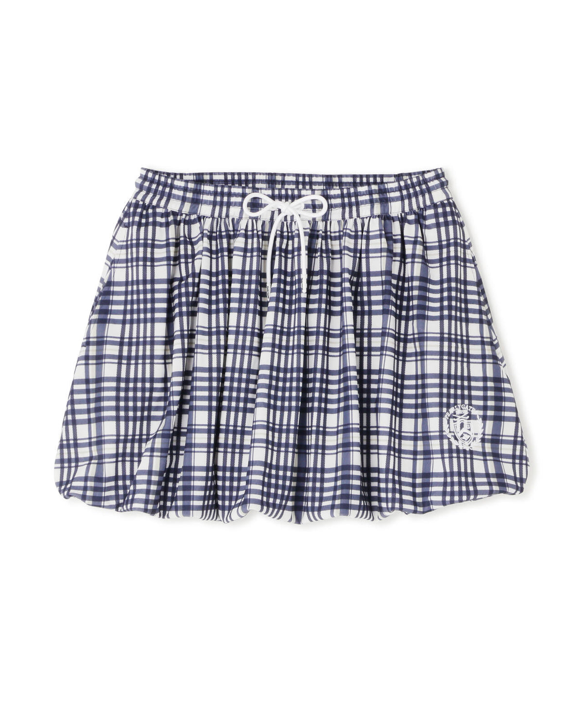 Peストレッチトリコットメッシュスカート ＜チェック柄＞ (WOMENS)