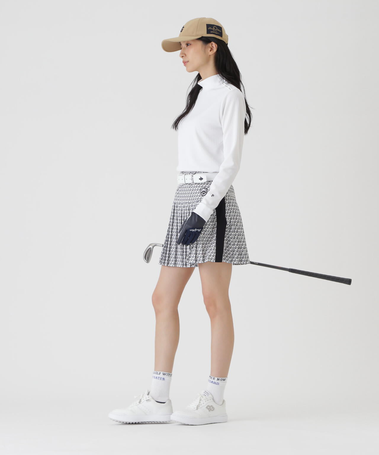 TEXBRID丸編みメッシュスカート ＜もちうさぎ柄＞ (WOMENS) | PEARLY