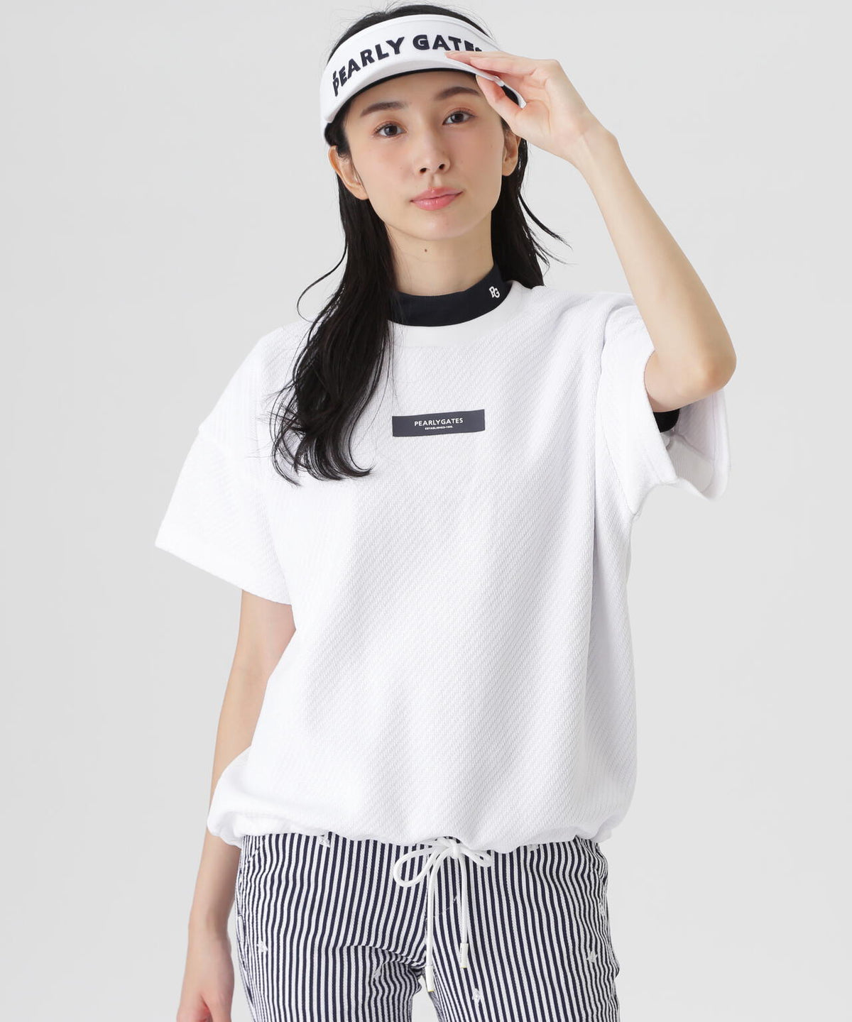 リサイクルモールカルゼクウォーター半袖クルーネックプルオーバー (WOMENS)