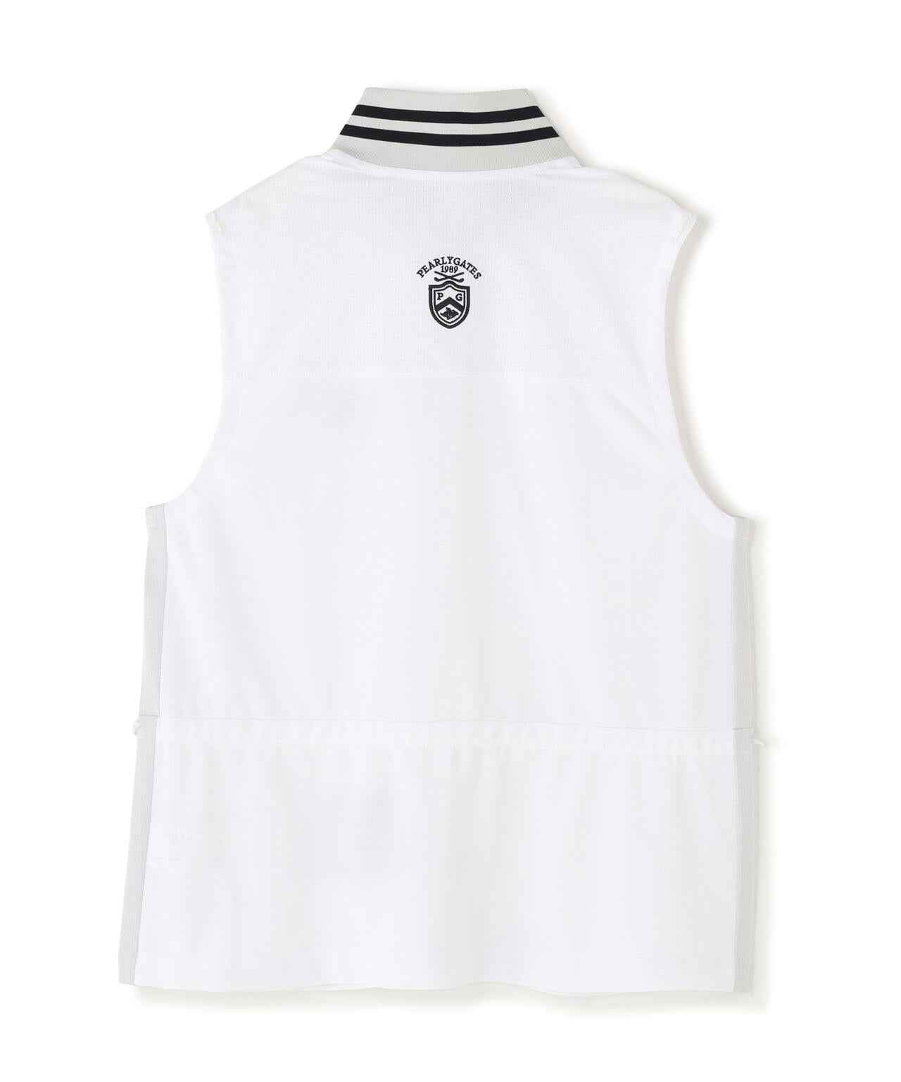 TEXBRID丸編みメッシュフルジップスタンドベスト (WOMENS)