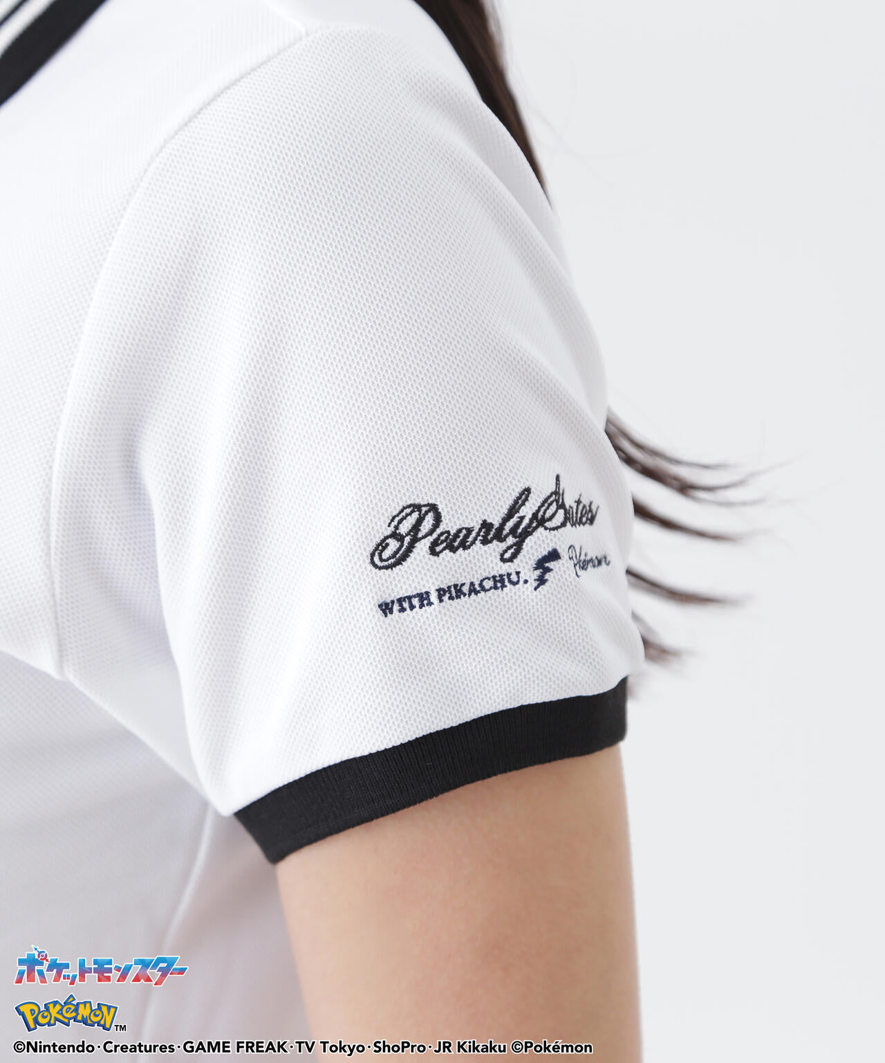 PEARLYGATES×Pokémon] ポケモン Peスパンカノコ半袖ポロシャツ (WOMENS