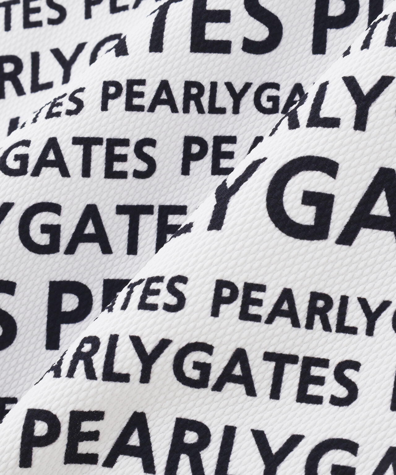 ランダムロゴバイヤスボーダー柄 ポップコーンニット | PEARLY GATES
