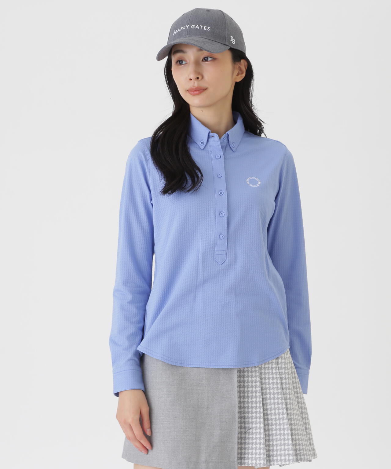 ウィンドミルストライプサッカー長袖カットソープルオーバー (WOMENS