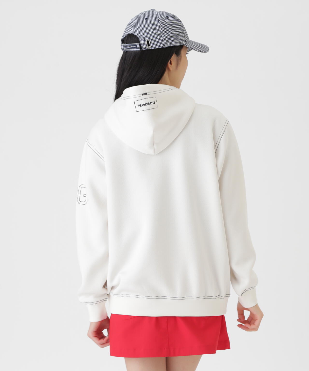 Pe/R変形ダンボールフーディプルオーバー (WOMENS) | PEARLY GATES