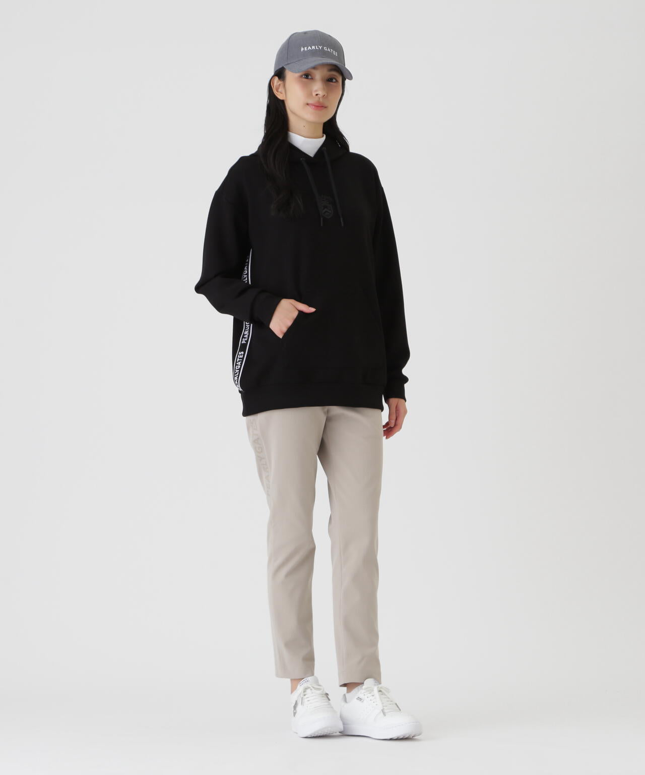 ダンボールフーディプルオーバー (WOMENS) | PEARLY GATES（パーリー