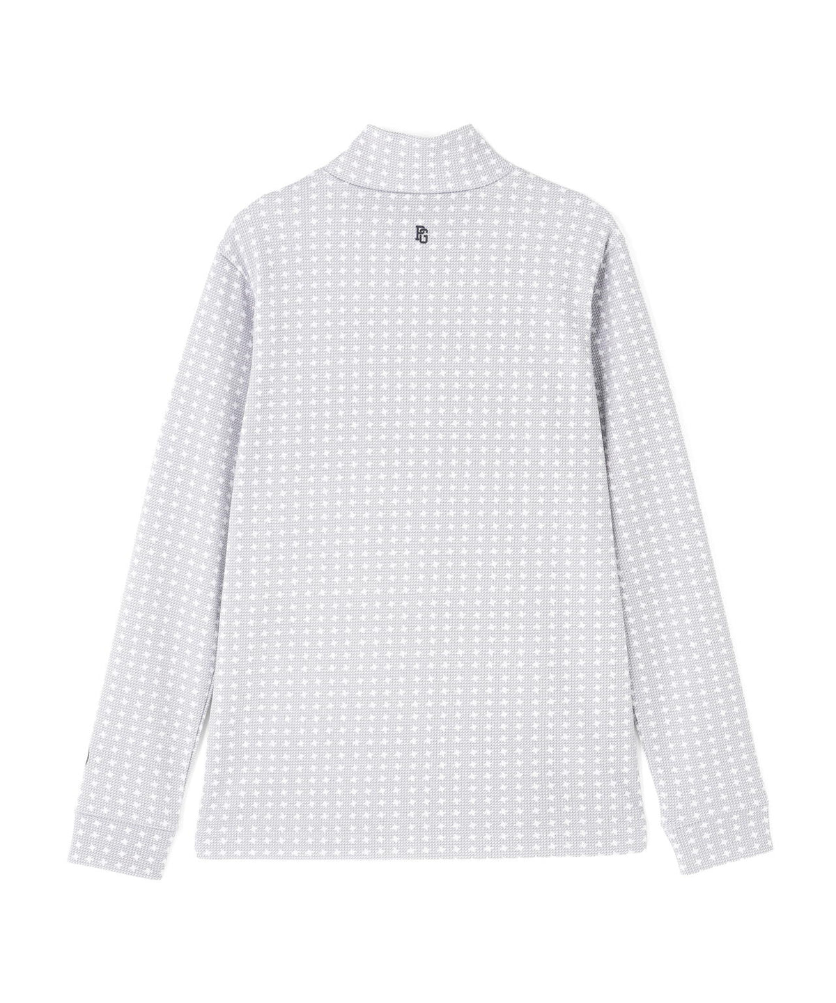 カノコダンボール長袖ハイネックカットソー ＜手裏剣千鳥柄＞ (WOMENS)