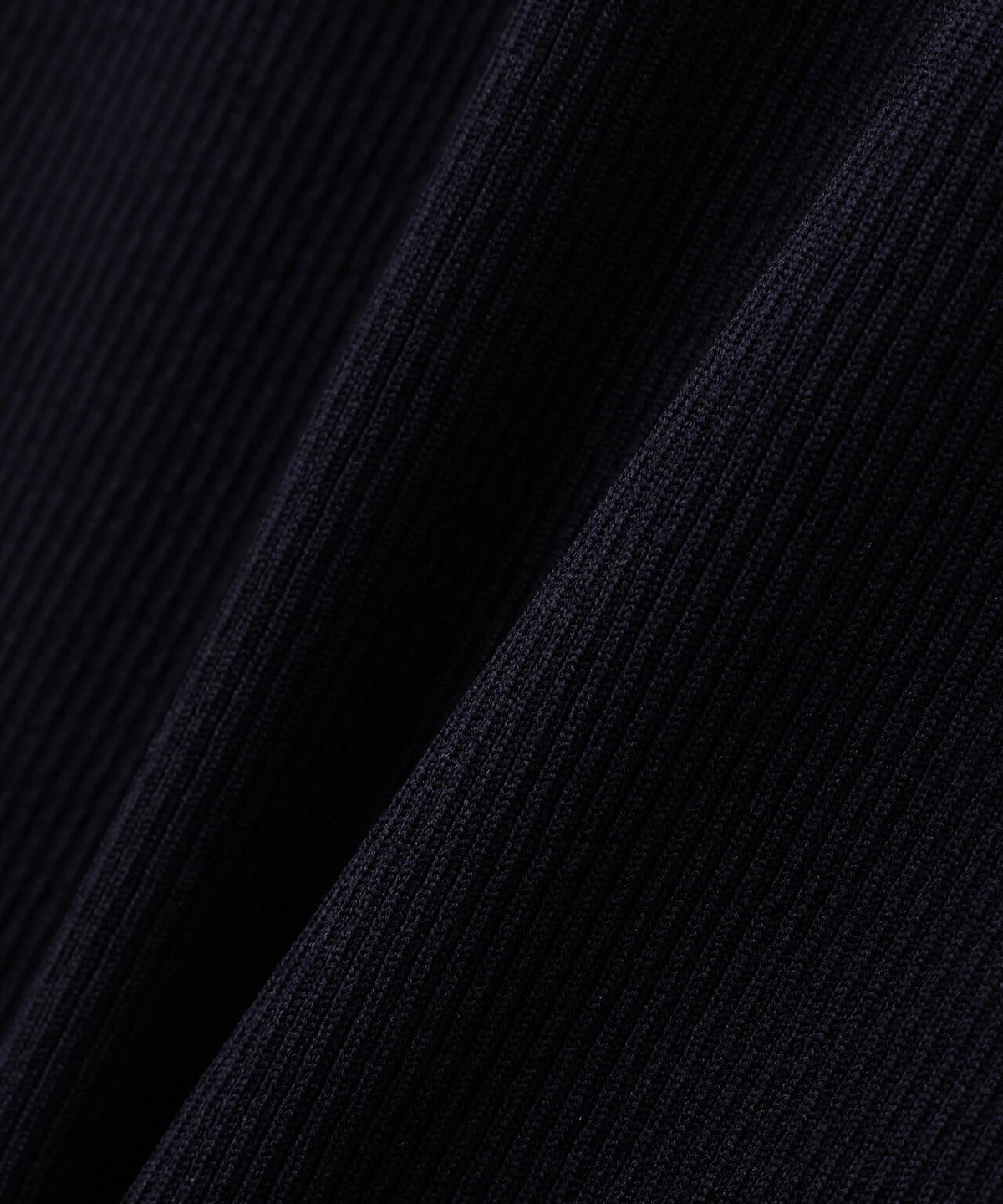 接結針抜きダンボール長袖ハイネックカットソー (WOMENS)