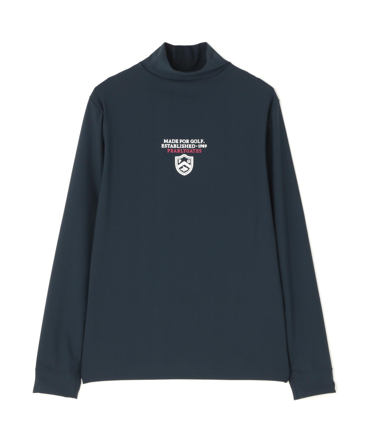 トゥルーボーテトリコットストレッチ長袖ハイネックカットソー (WOMENS)
