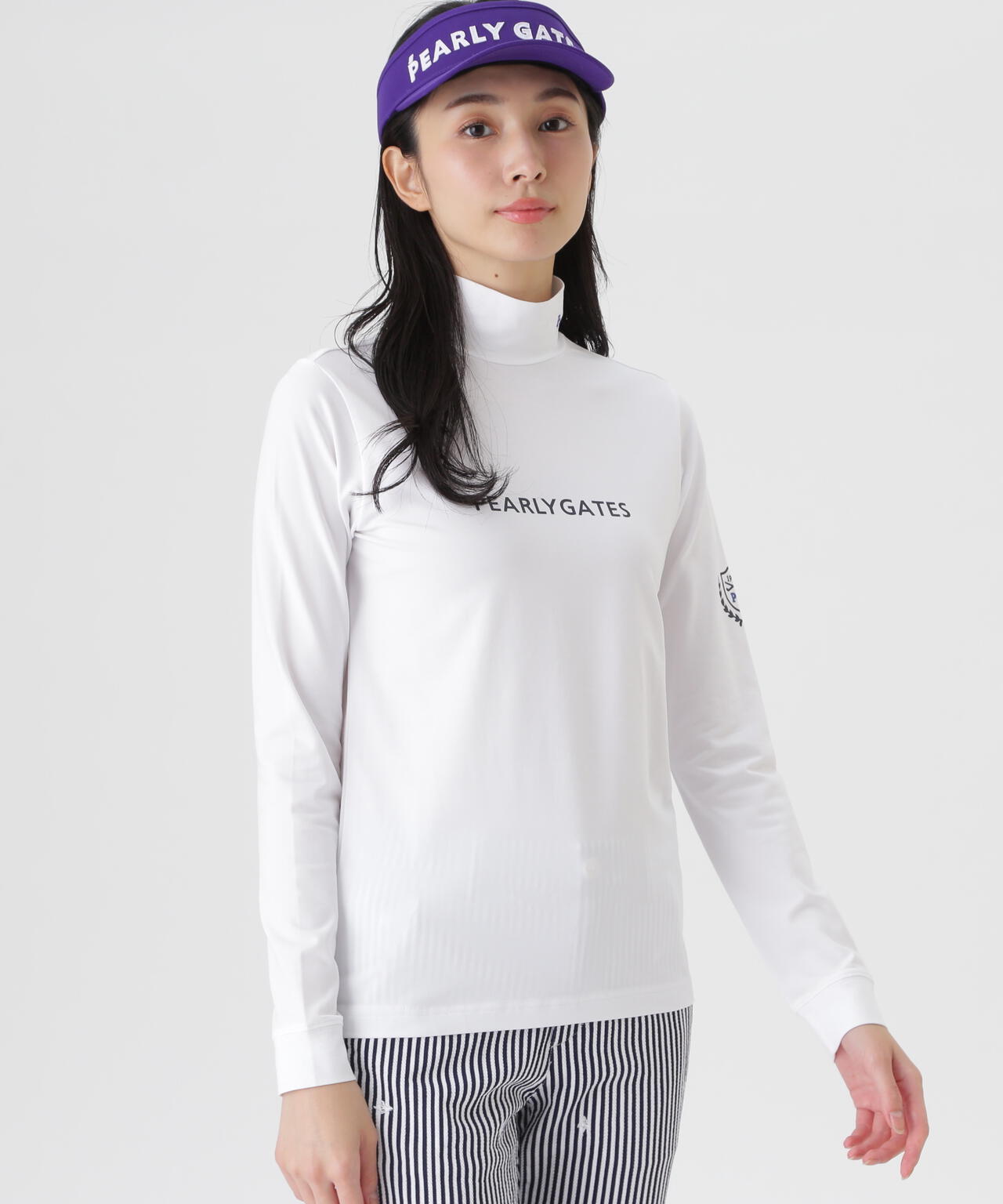 スーピマベア天長袖ハイネックカットソー (WOMENS) | PEARLY GATES