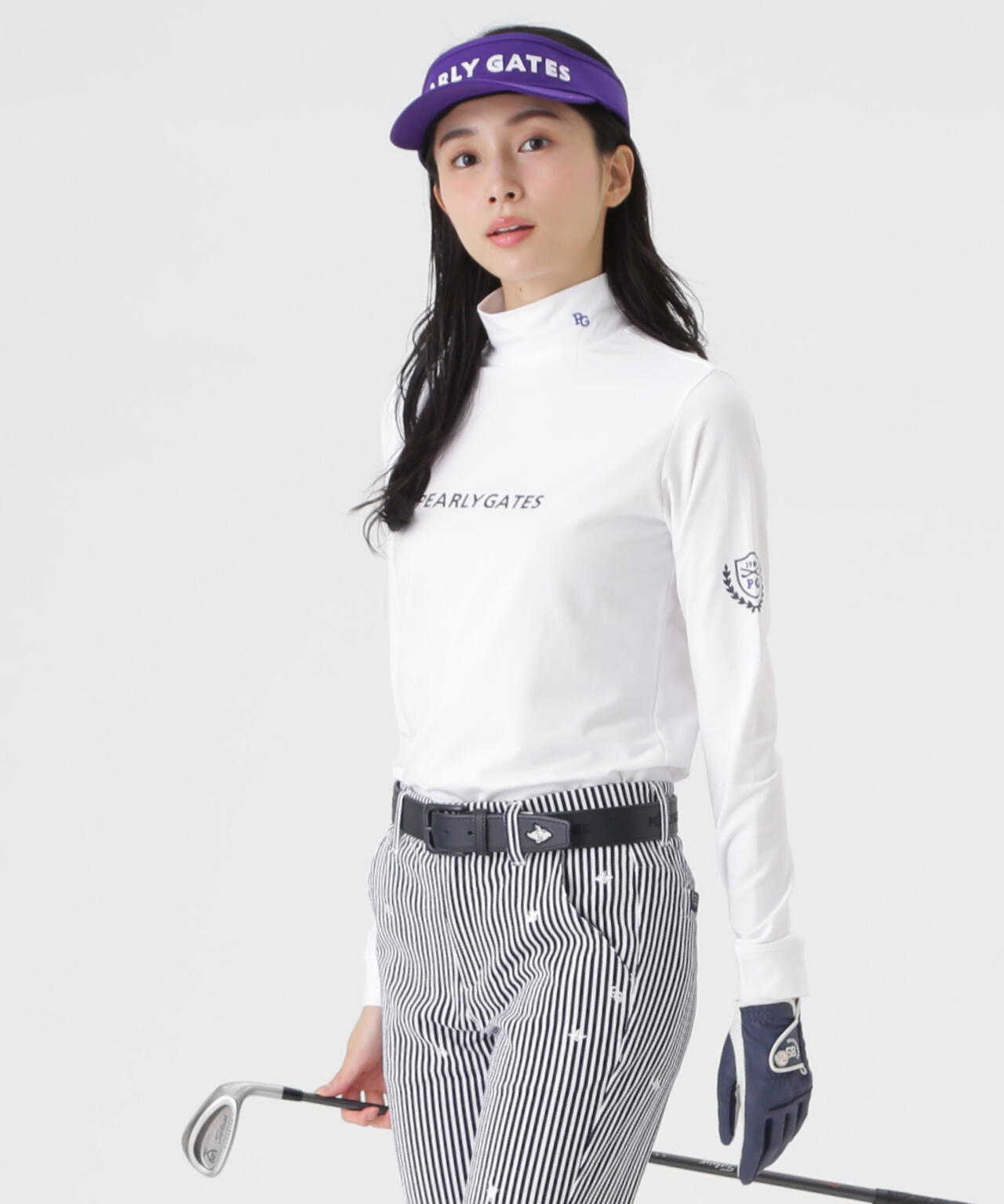 スーピマベア天長袖ハイネックカットソー (WOMENS) | PEARLY GATES