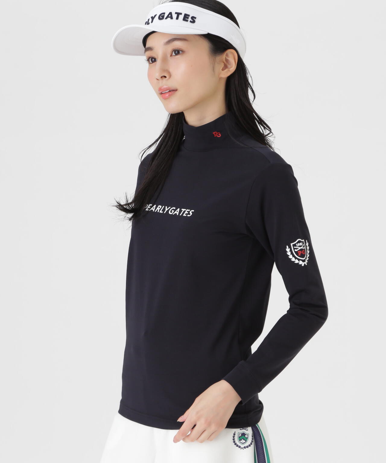 スーピマベア天長袖ハイネックカットソー (WOMENS) | PEARLY GATES