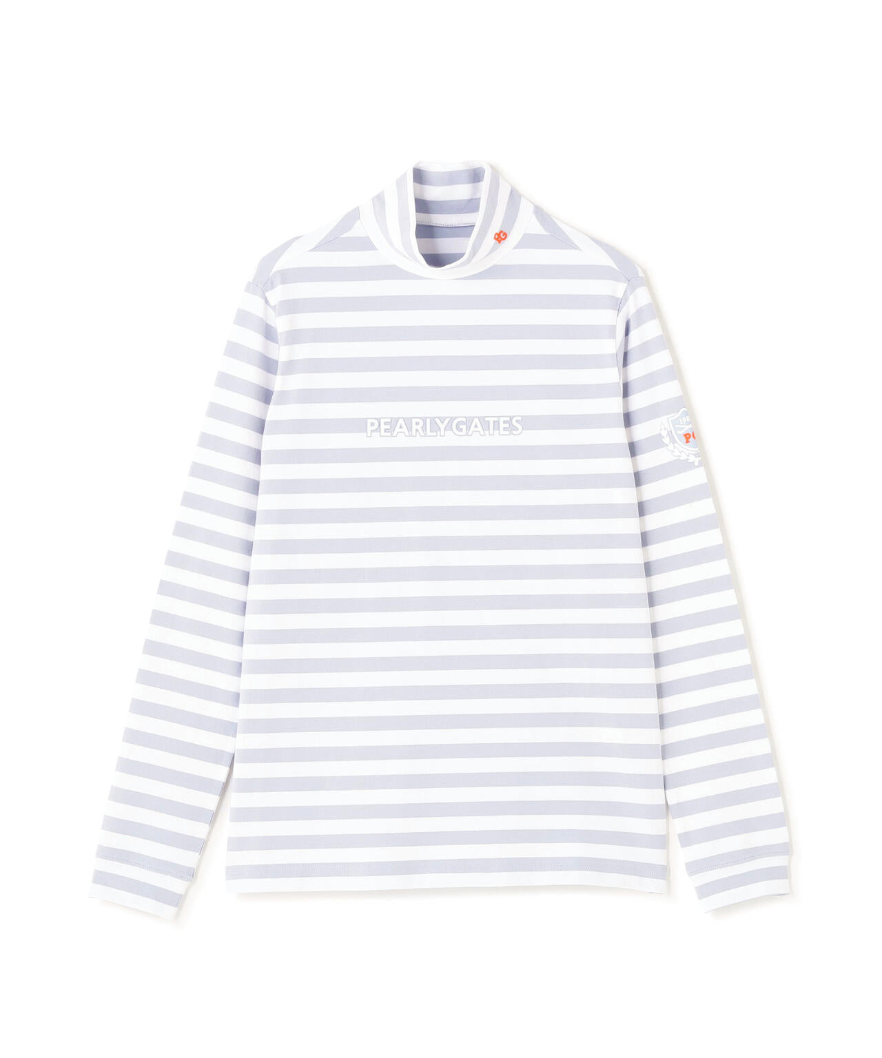 スーピマベア天長袖ハイネックカットソー ＜ボーダー柄＞ (WOMENS