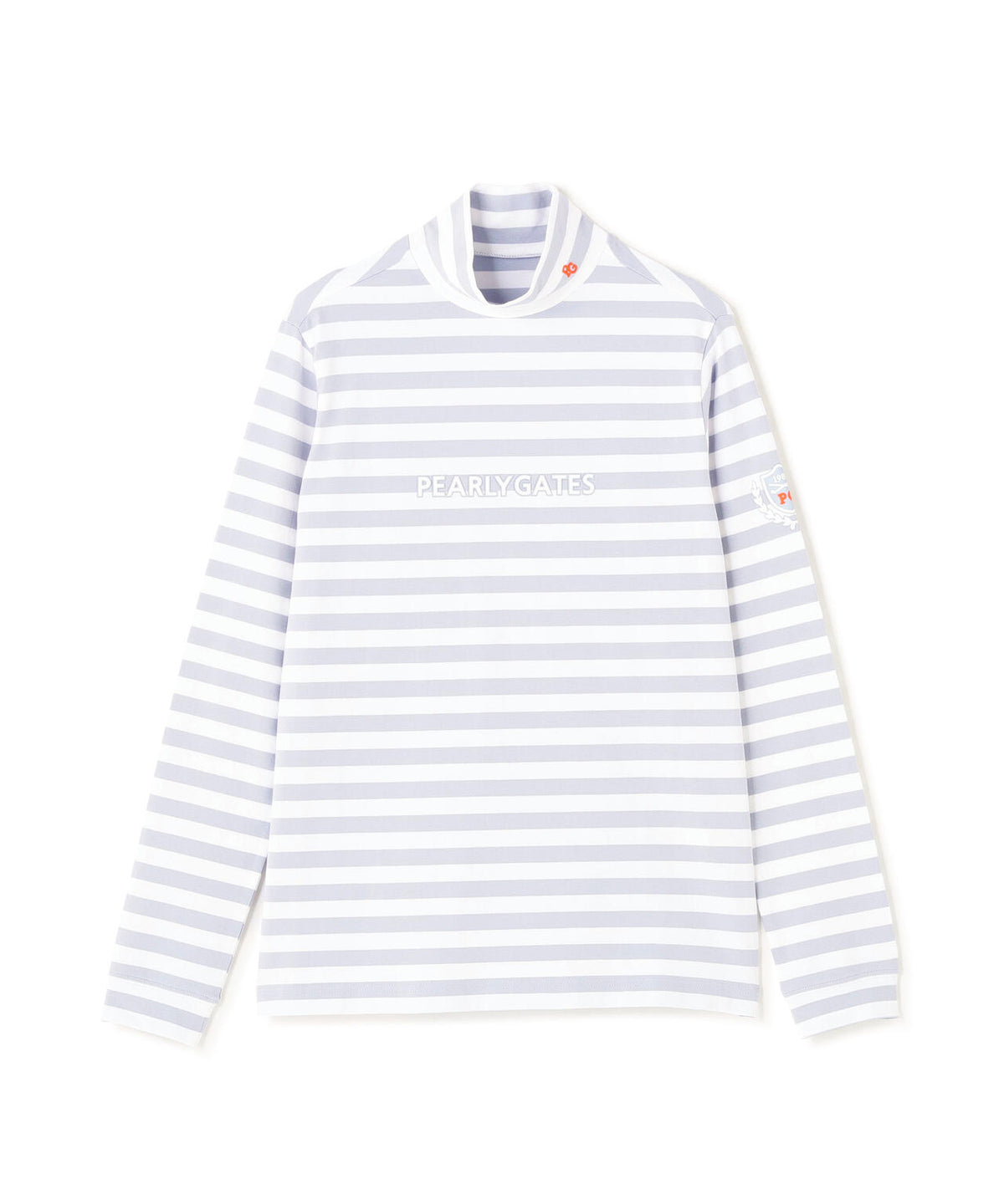 スーピマベア天長袖ハイネックカットソー ＜ボーダー柄＞ (WOMENS)