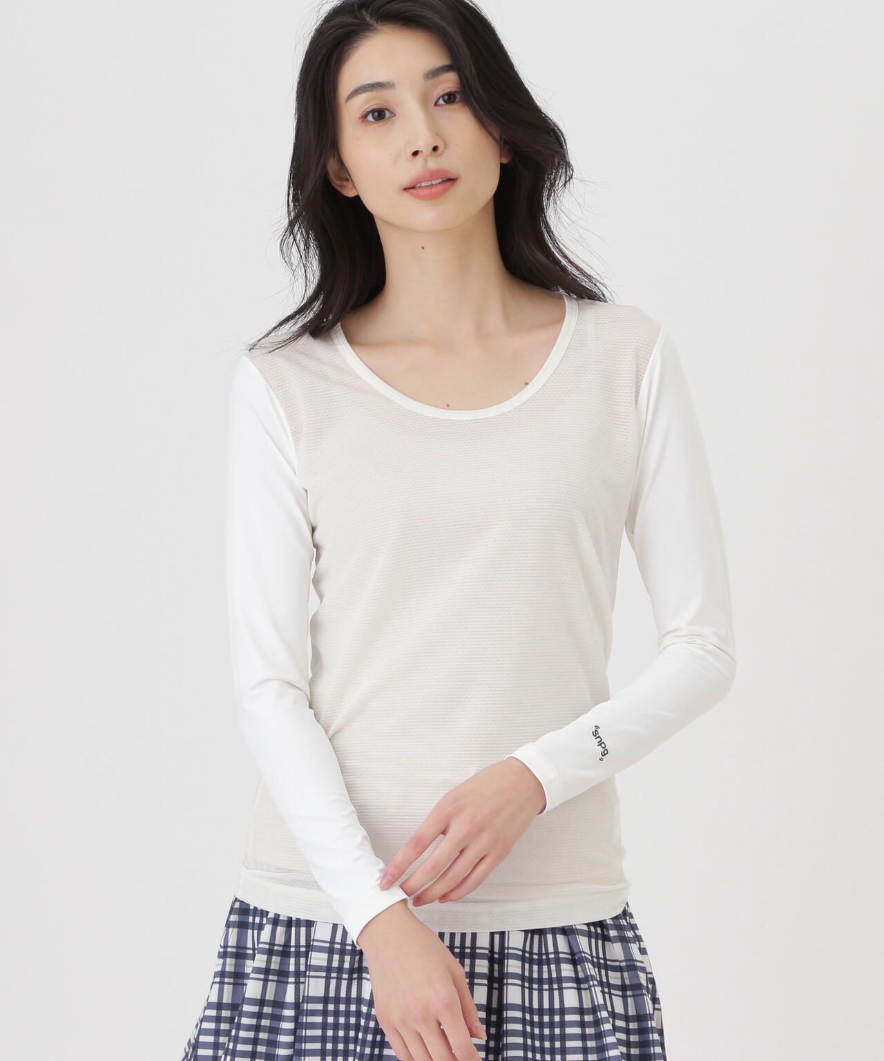 Super Natural ウールメッシュ×ナイロンベア天竺(WOMENS) | PEARLY