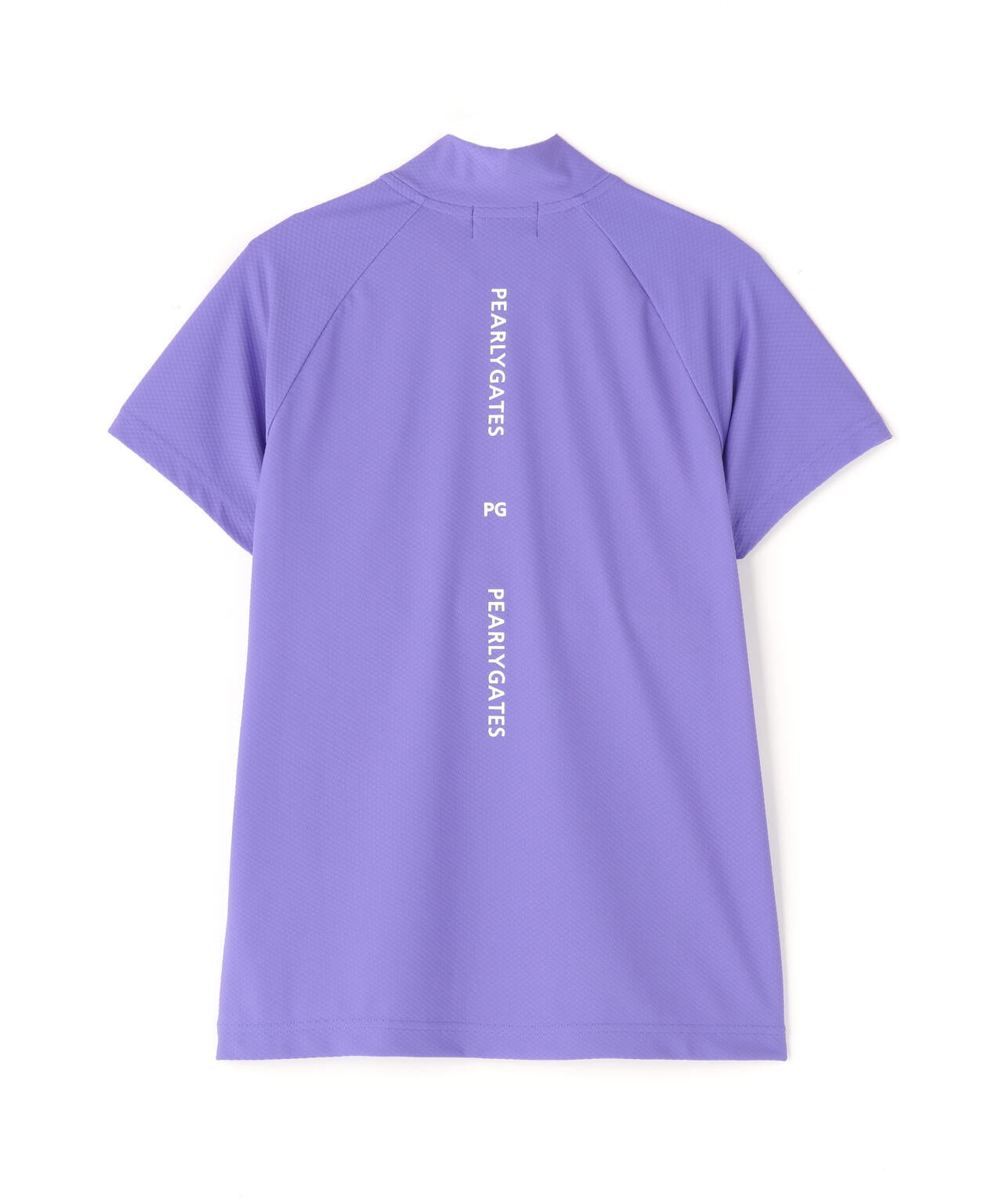 Nyグリッド2WAYトリコット半袖ハーフジップアップカットソー | PEARLY