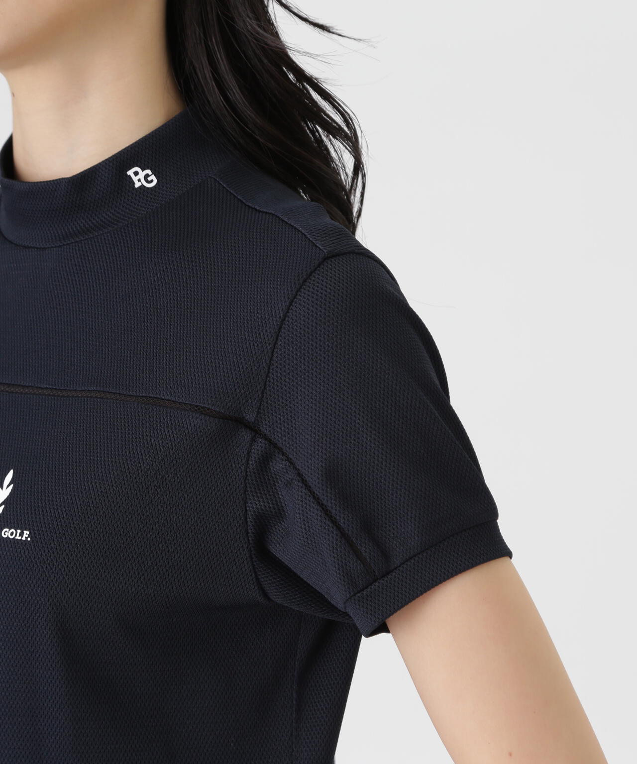 2WAYトリコット半袖ハイネックカットソー (WOMENS) | PEARLY GATES