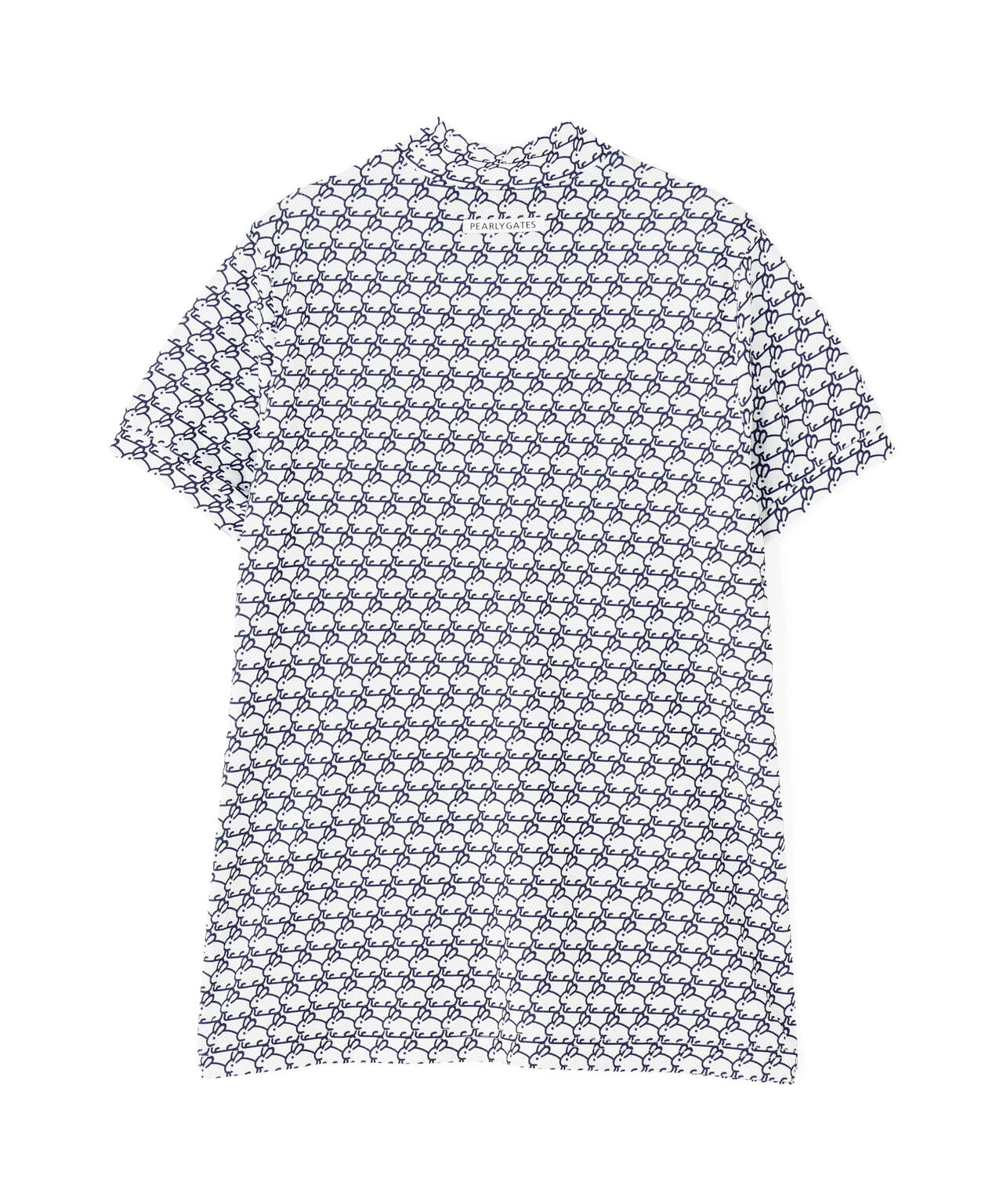 2WAYトリコット半袖ハイネックカットソー ＜もちうさぎ柄＞ (WOMENS