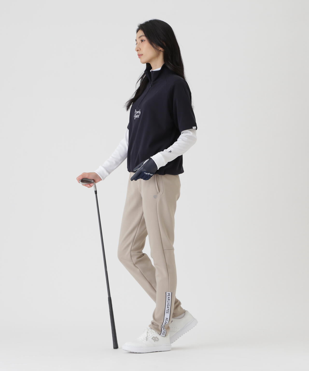 PEARLYGATES×Colantotte] TC裏毛ハーフジップ (WOMENS) | PEARLY GATES